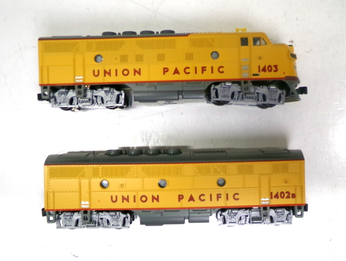 N scale Kato Union Pacific F3A+B diesel engines in original boxes (lot N 175)