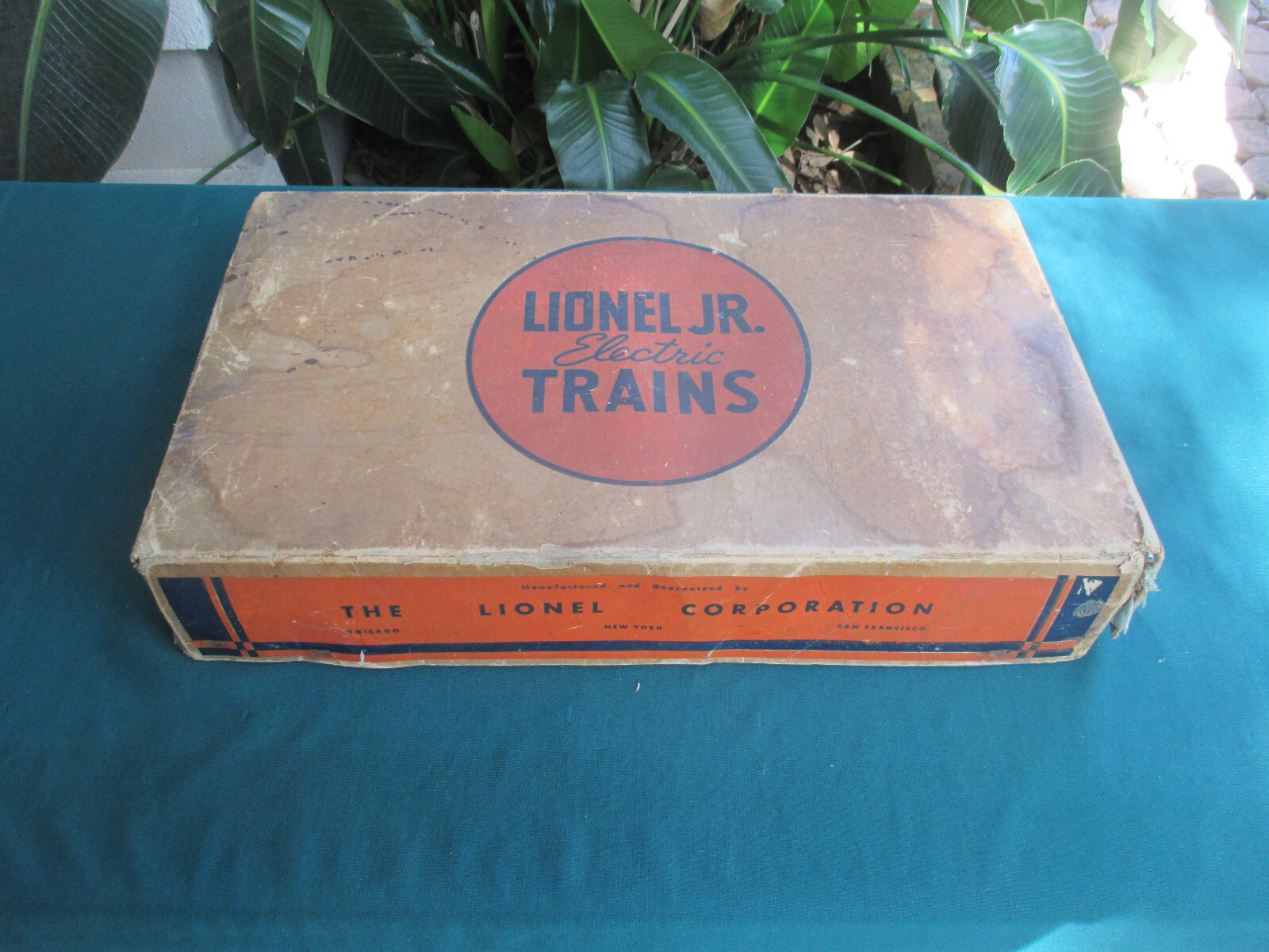O-27 Prewar Lionel- 1055E Set Box, 1681E engine & tender, 1679, 1680, 1682 BOX