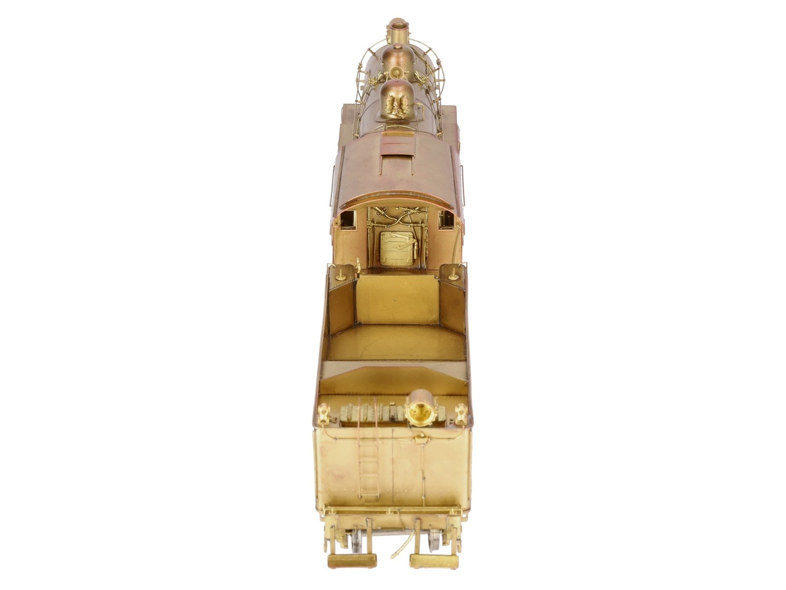 Westside Model O Brass PRR H-6sb 2-8-0 Steam Engine & Tender (2-Rail)- Unpainted