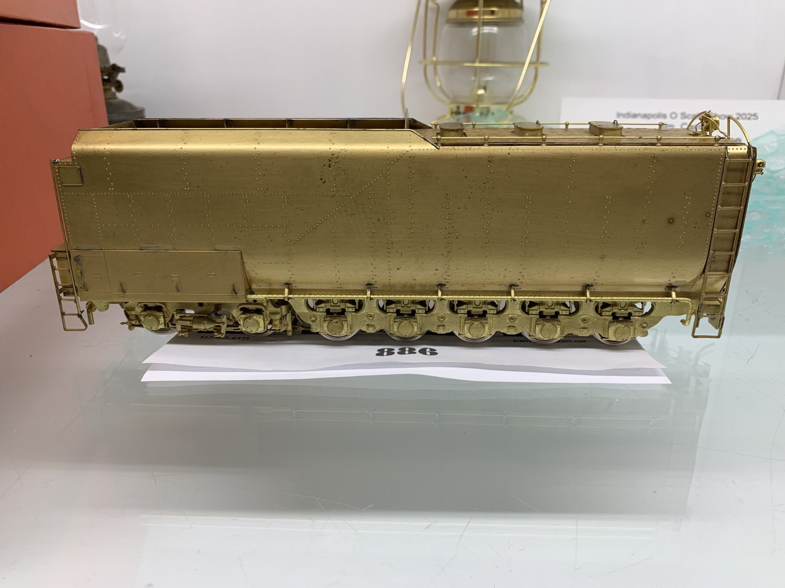 886 KTM Brass Crown Series PSC Tender UP Challenger or UP Big Boy O Scale 2 Rail