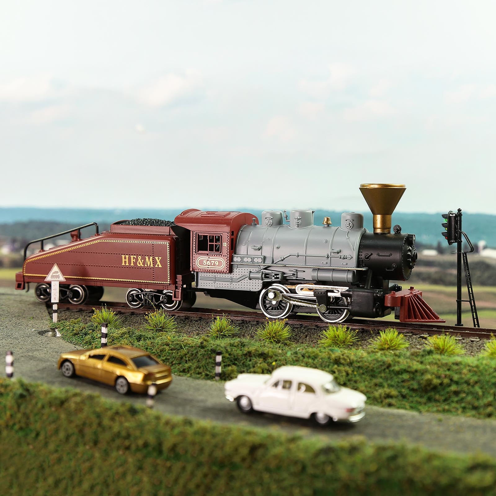 1 Unit Evemodel Train HO Scale 1:87 Model Railroad Steam Locomotives HCT8703