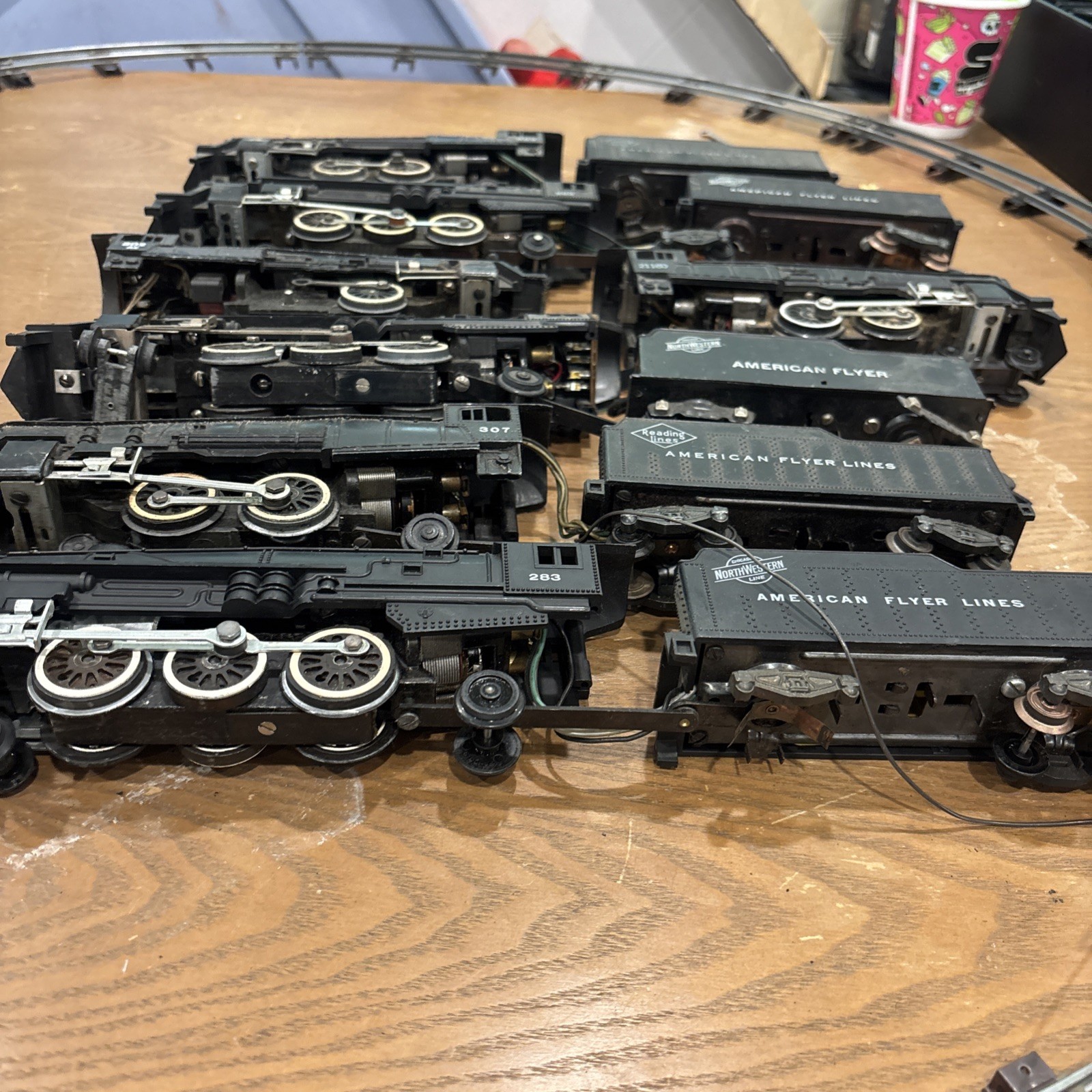 American Flyer S Gauge Locomotive lot 283 307 282 302 303 21160 Repair/Parts
