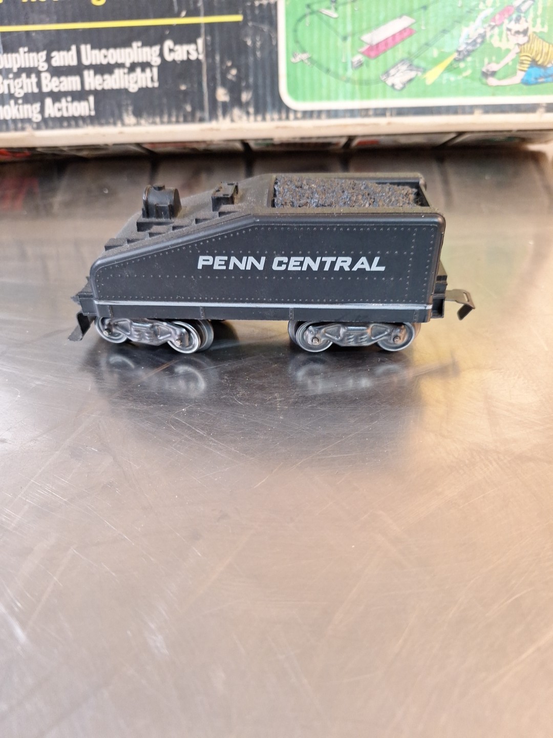 1950’s Marx Toys Locomotive #1666 O Gauge Light & Smoke Mint Penn Central