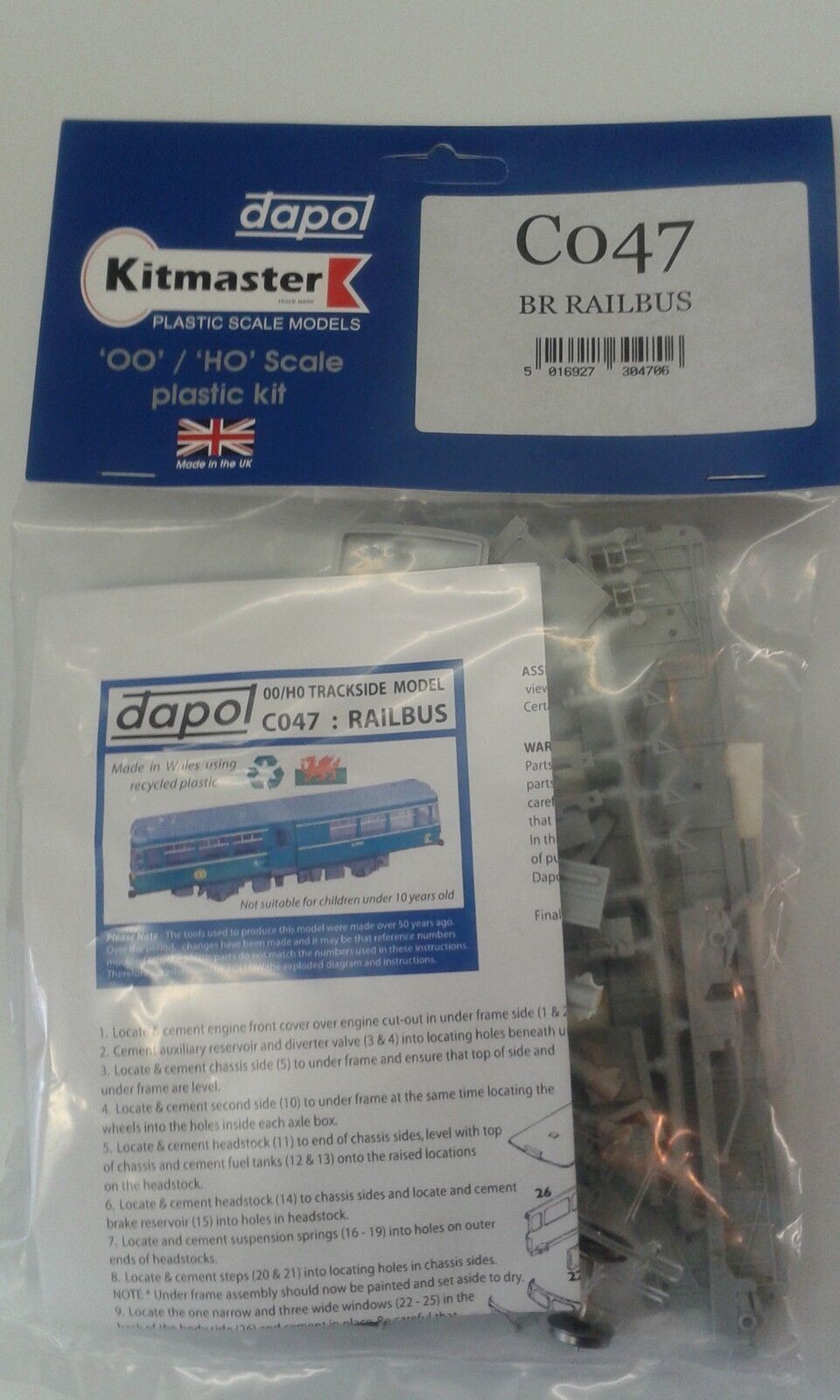 Railbus (British Railways) Dapol Kitmaster C047 OO
