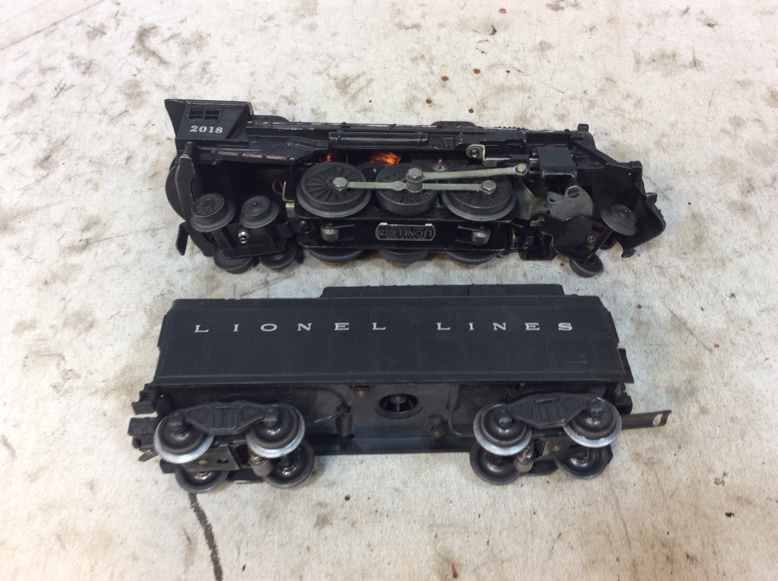 Lionel 1555WS Postwar – Set 2018 Steam Engine Freight Cars O Gauge / 027