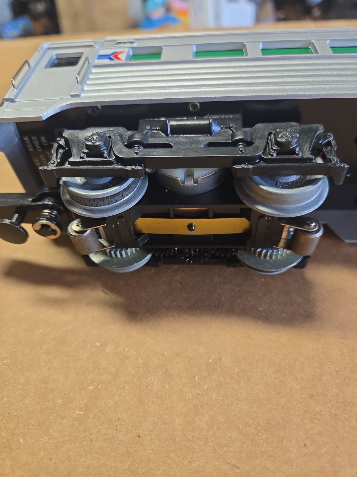 RMT AMTRAK POWERED RDC RAIL DIESEL ENGINE PASSENGER CAR – O GAUGE LIONEL TRAIN