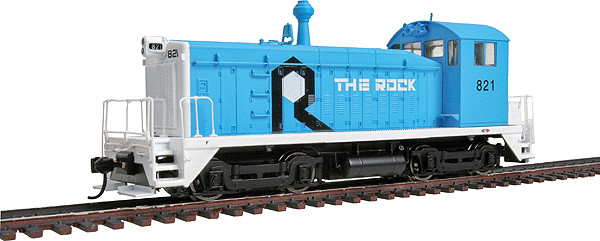 ROCK ISLAND SW8/900 SWITCHERE LOCO DCC & QUANTUM SOUND- HO Scale -” BLUE “-NEW