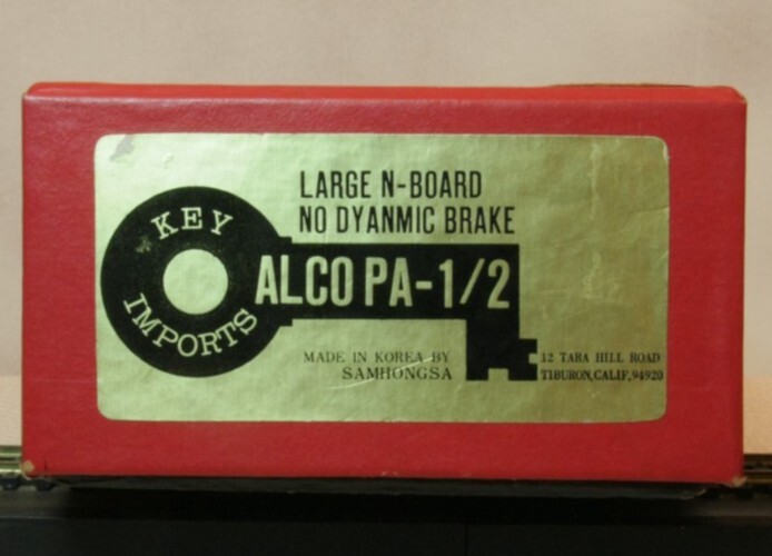 KEY IMPORTS CS#83, ALCO PA-1/2, PB-1/2 SET, D&RGW RIO GRANDE, HO, UNDEC BRASS