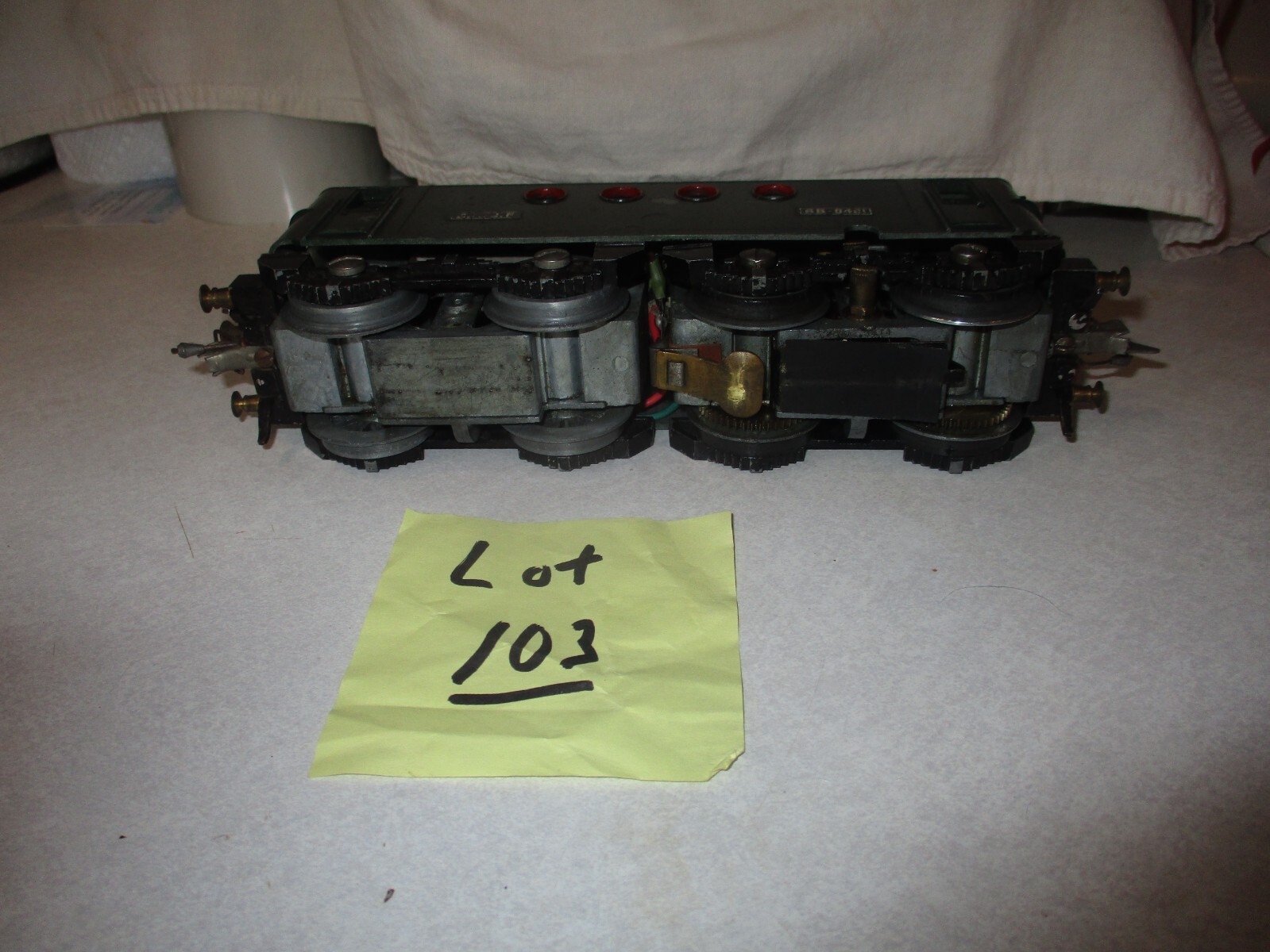LR,Louis Roussy Le Rapide electric loco BB0401 ,gauge O 1950s lot 103