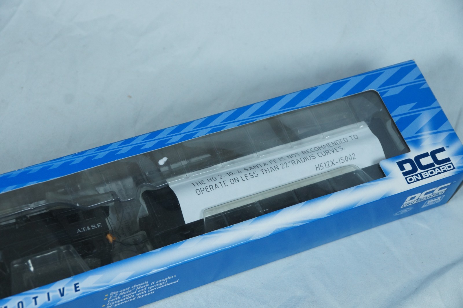 Bachmann HO 51202 2-10-4 STEAM LOCO (1940’s-1950’s) (DCC) Santa Fe #5018