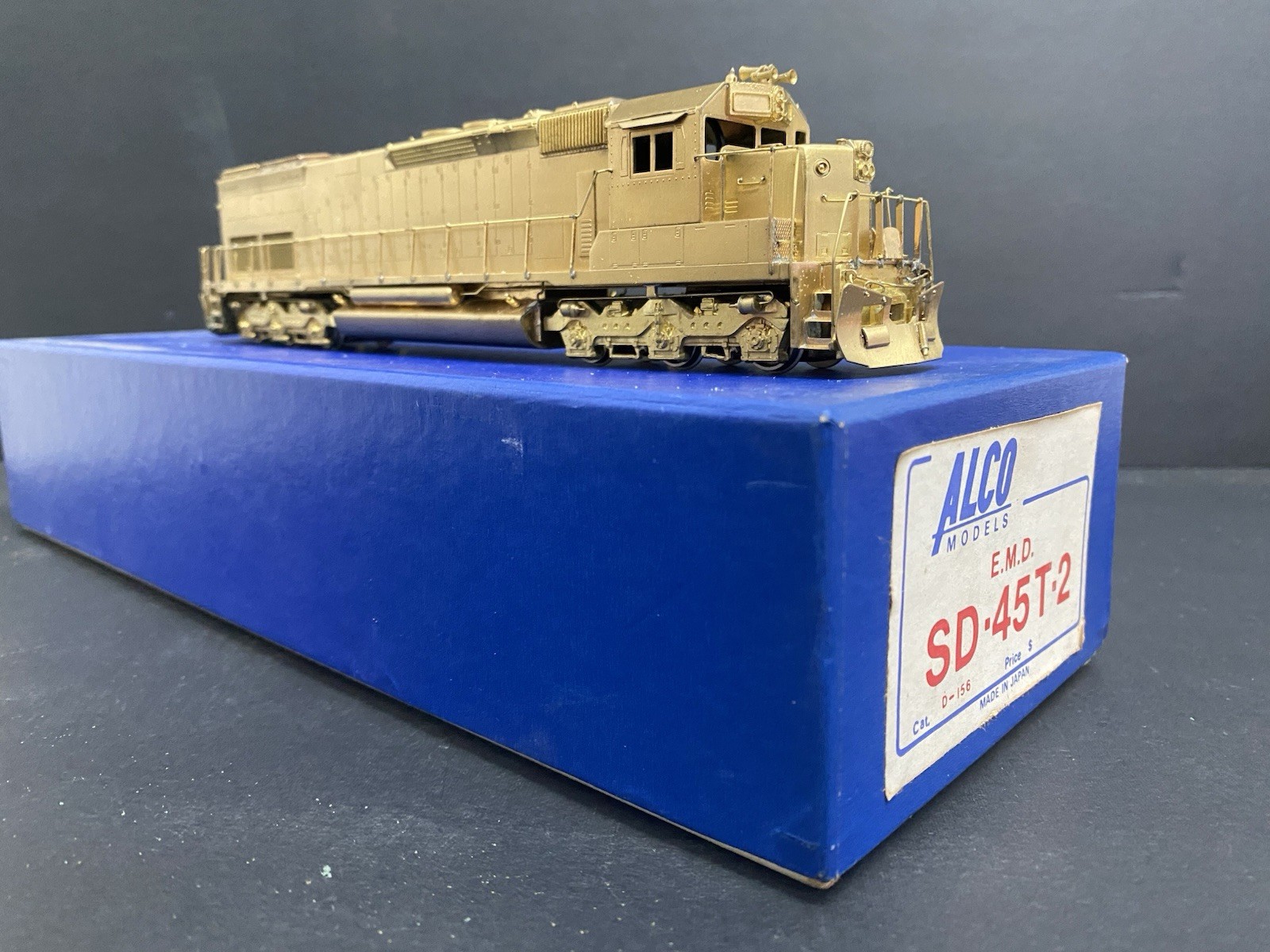 Vtg NOS KTM ALC Models HO Brass EMD SD-45 T-2 Diesel Engine Unpainted w/box P113
