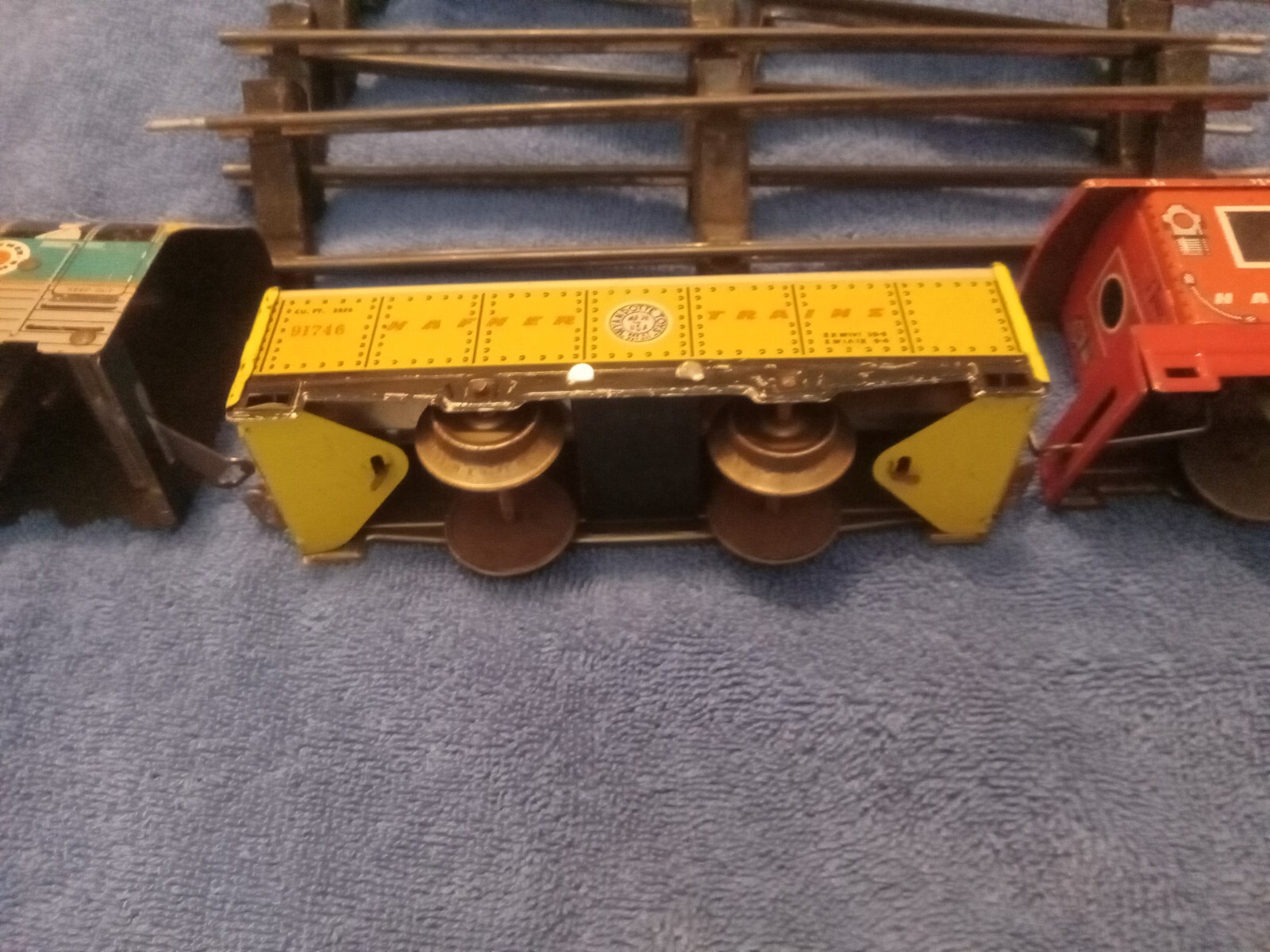 VTG 50s Hafner Tin Toy Train Set 115041 – Working with Track And Box