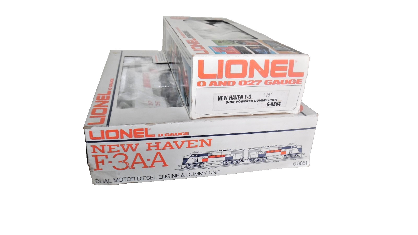 Lionel 8851-8864 New Haven F3 ABA Diesel Set New In Original Boxes