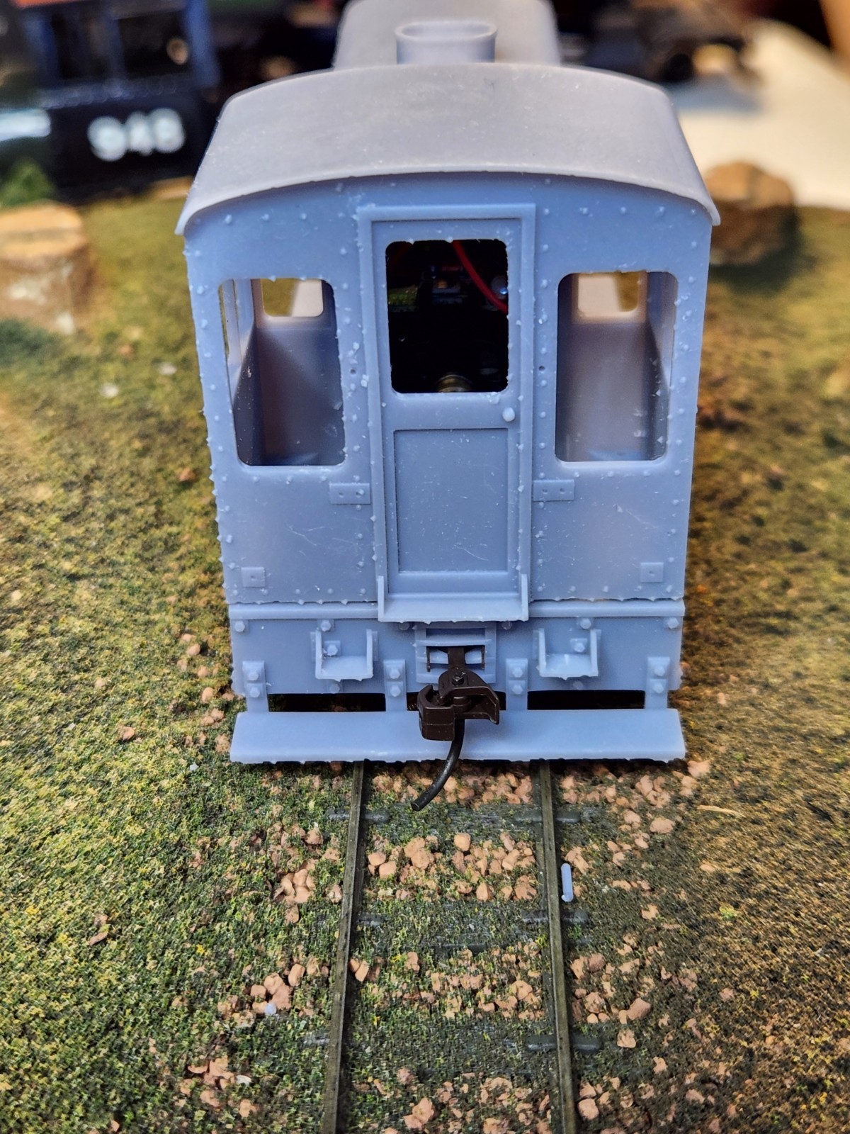 On30 Freelance “Davenport” Switcher Kit 3D Printed With Cab Interior Details