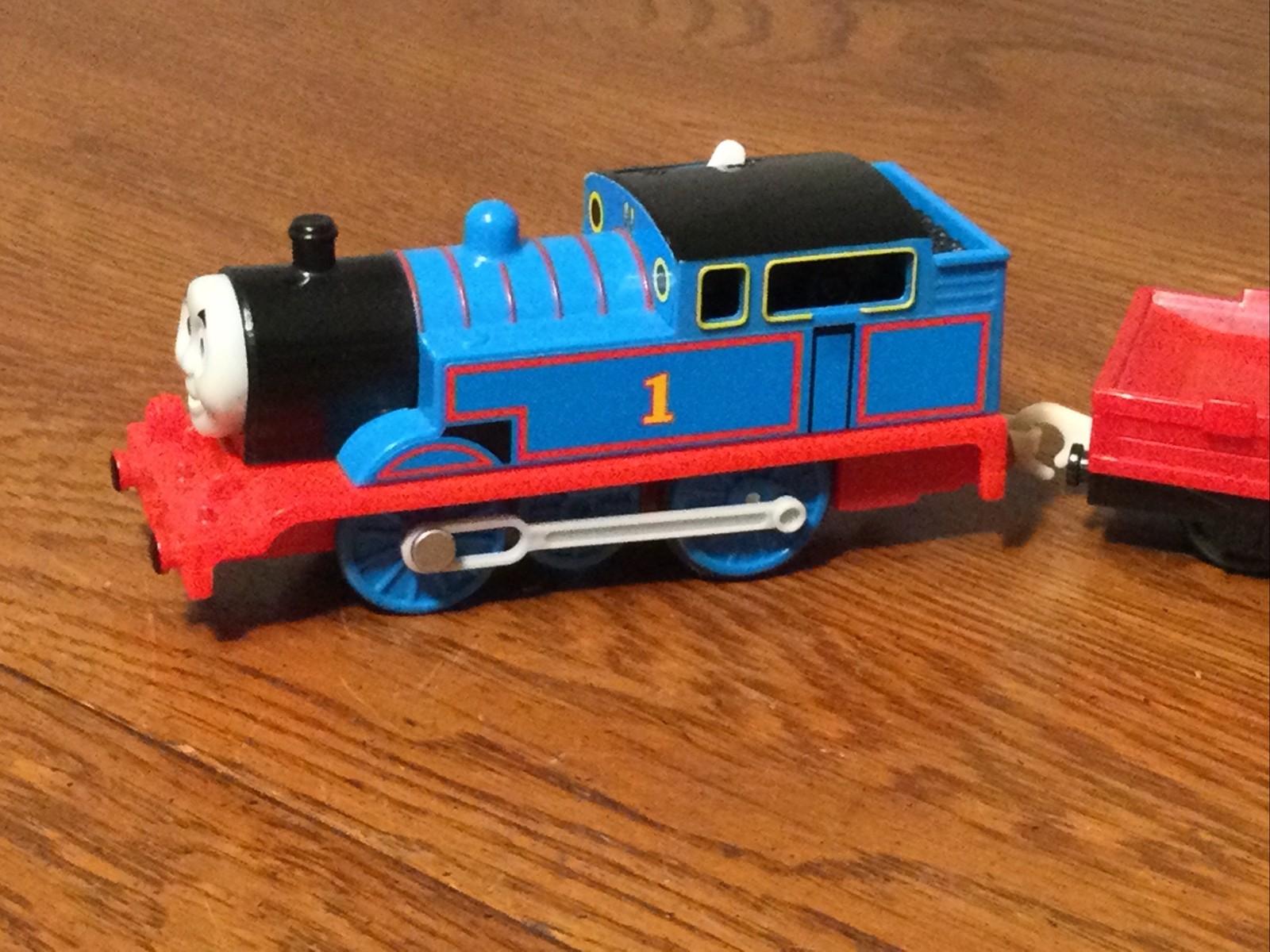 2009 Trackmaster Mattel Thomas the Train Motorized #1 w/ Flat Car