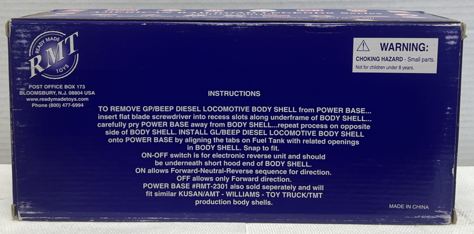 RMT-4351 O/O27 VIRGINIAN BEEP POWERED GP DIESEL LOCOMOTIVE #158 – NIB