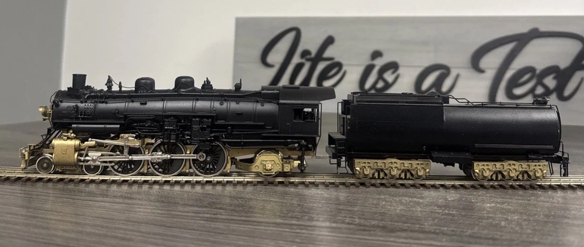 NJ Custom Brass HO Brass #ST-244 Pacific Southern Pacific 4-6-2 P-13 Black/DNR!