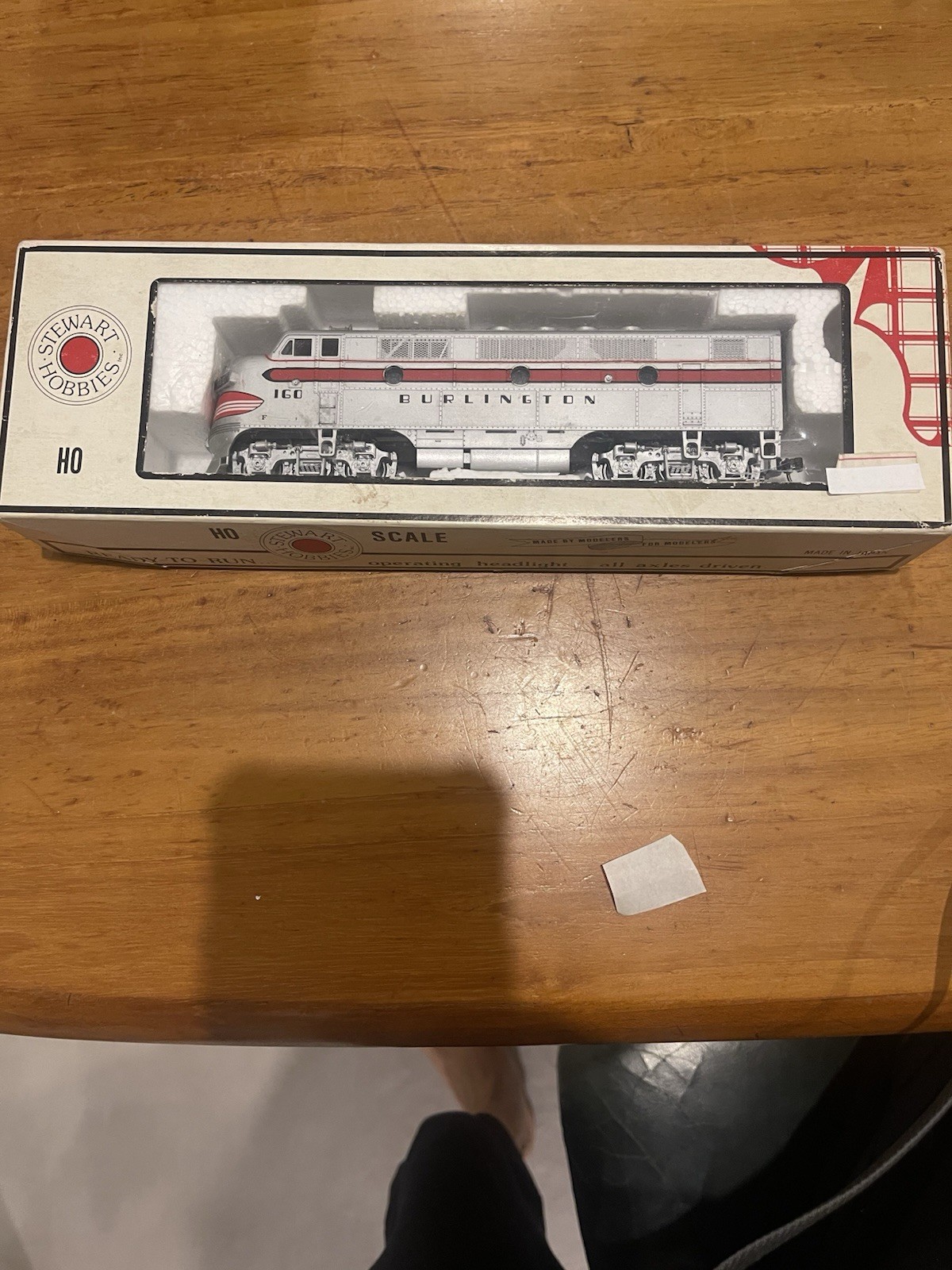 Stewart Hobbies HO Scale Burlington CB&Q Locomotive A-B Set-Vintage