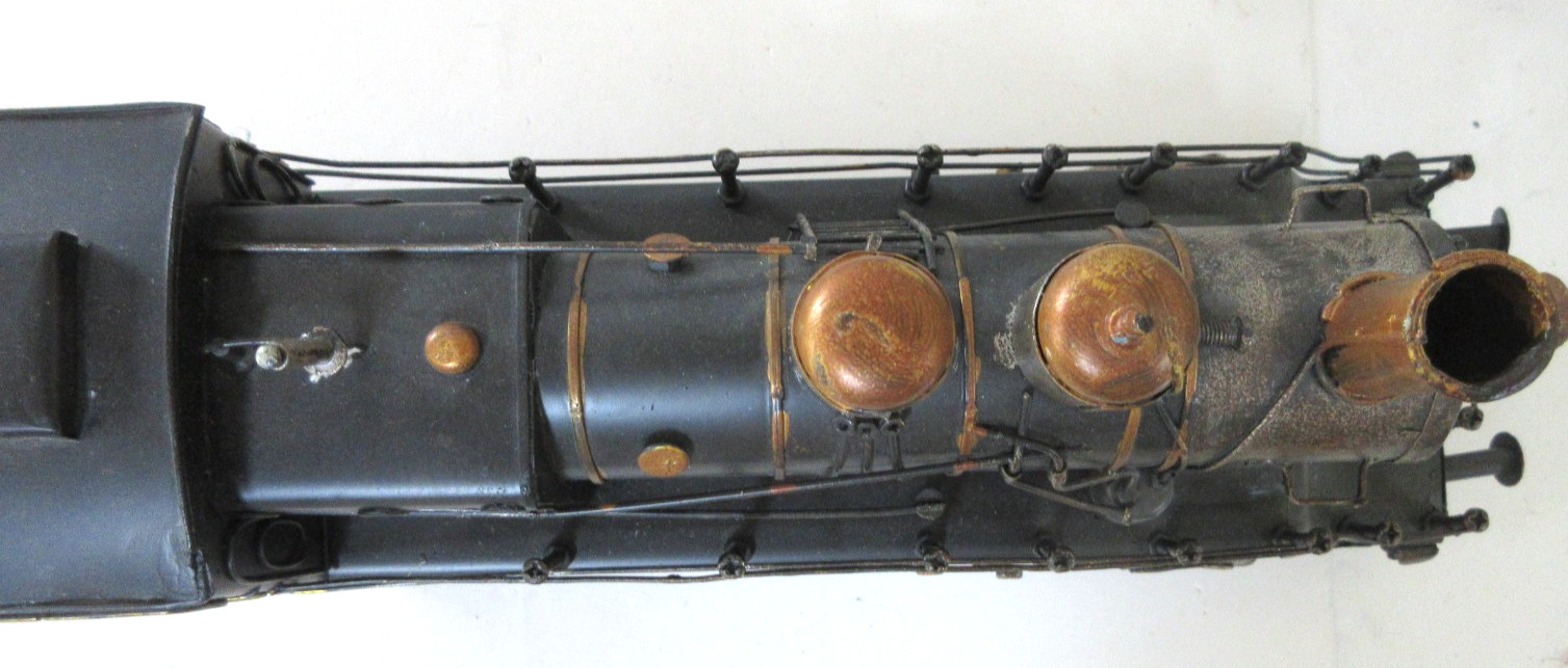 O SCALE SIZE CUSTOM MADE METAL 2-6-2 DISPLAY STEAM ENGINE