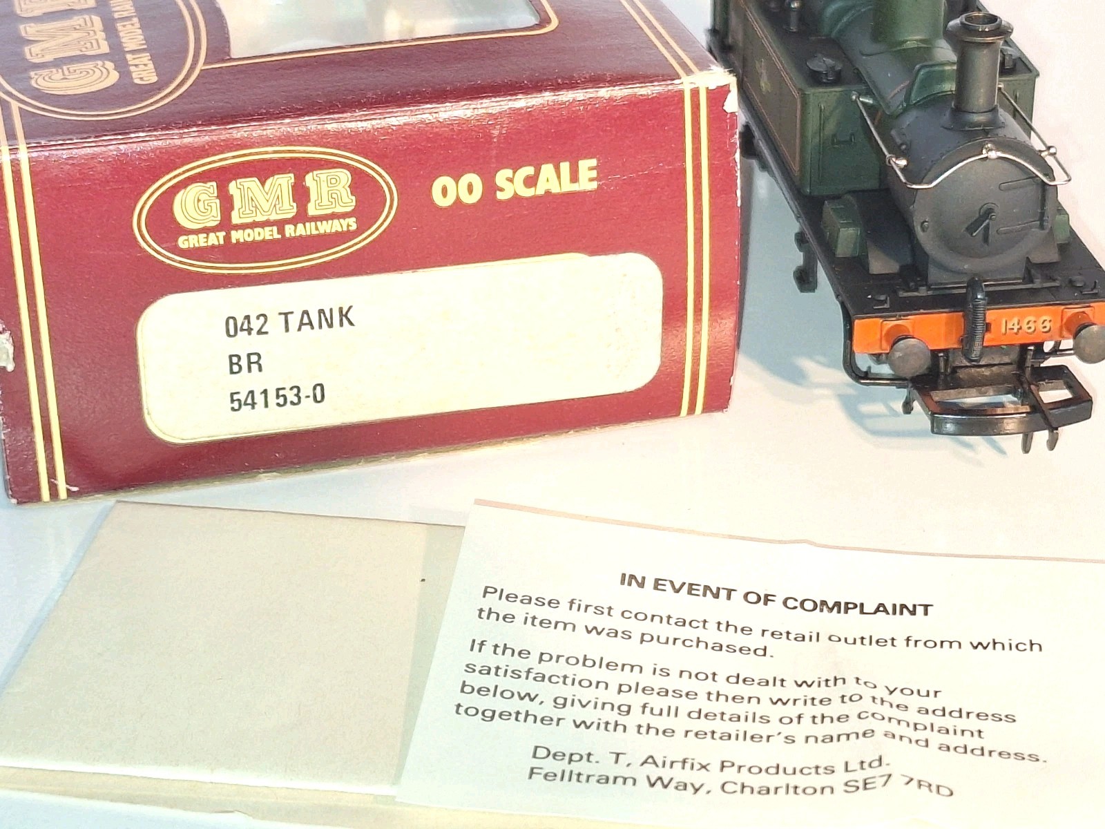 Airfix 54153-0 BR Tank Loco. New Old Stock. Mint Cond. 2 Rail DC Boxed. OO Scale