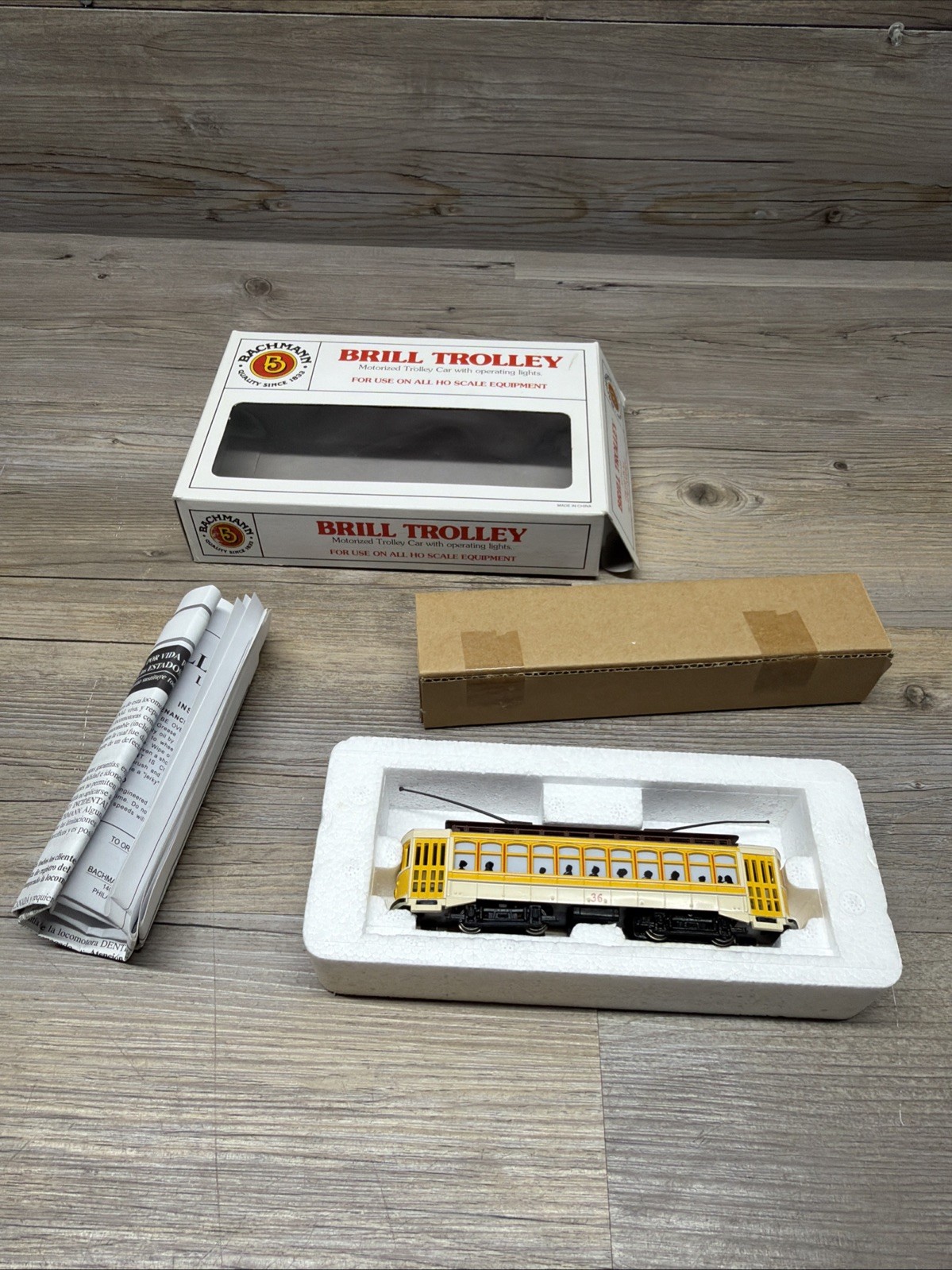 Bachmann #61048 HO Scale Brill Trolley Car-#36