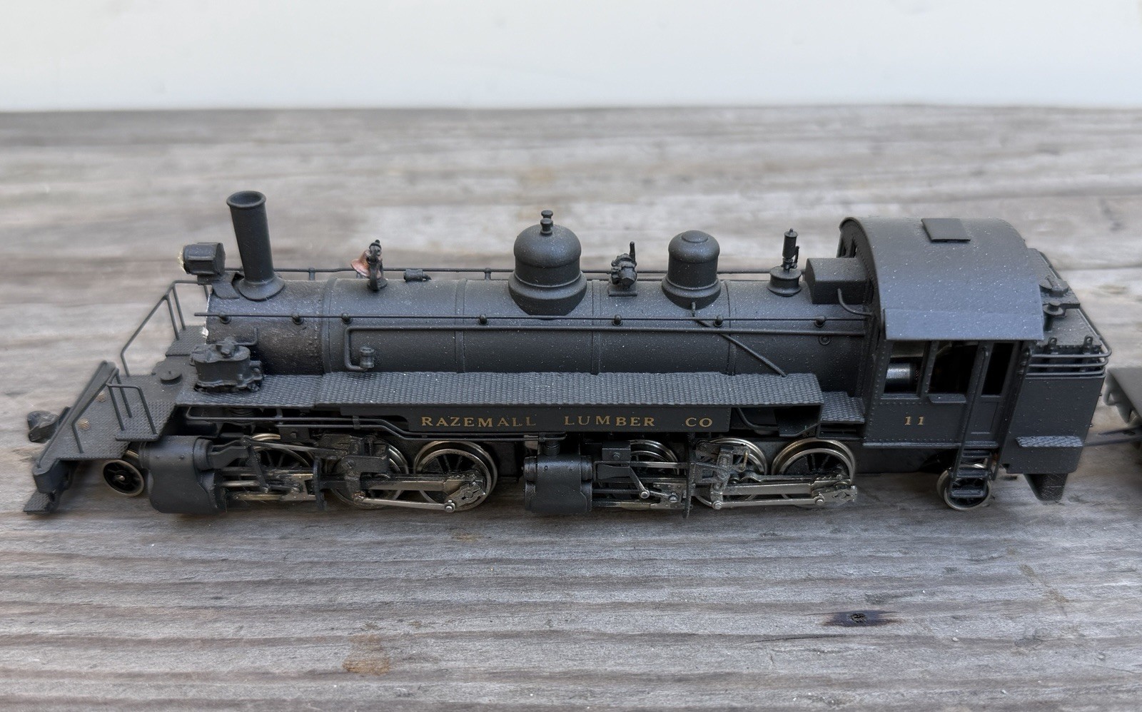Vintage HO Brass Toby Lumber Logging 2-6-6-2 Articulated Locomotive & Tender