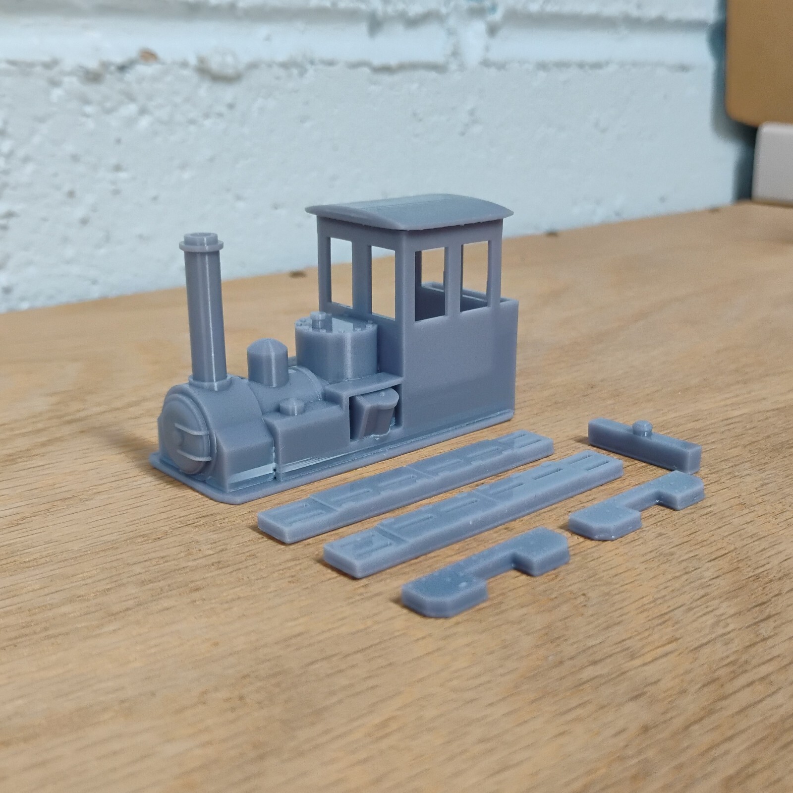 On18 T-BOILER HEISLER LOCO kit #2. For Kato 11-109/11-110 chassis. RESIN 3Dprint
