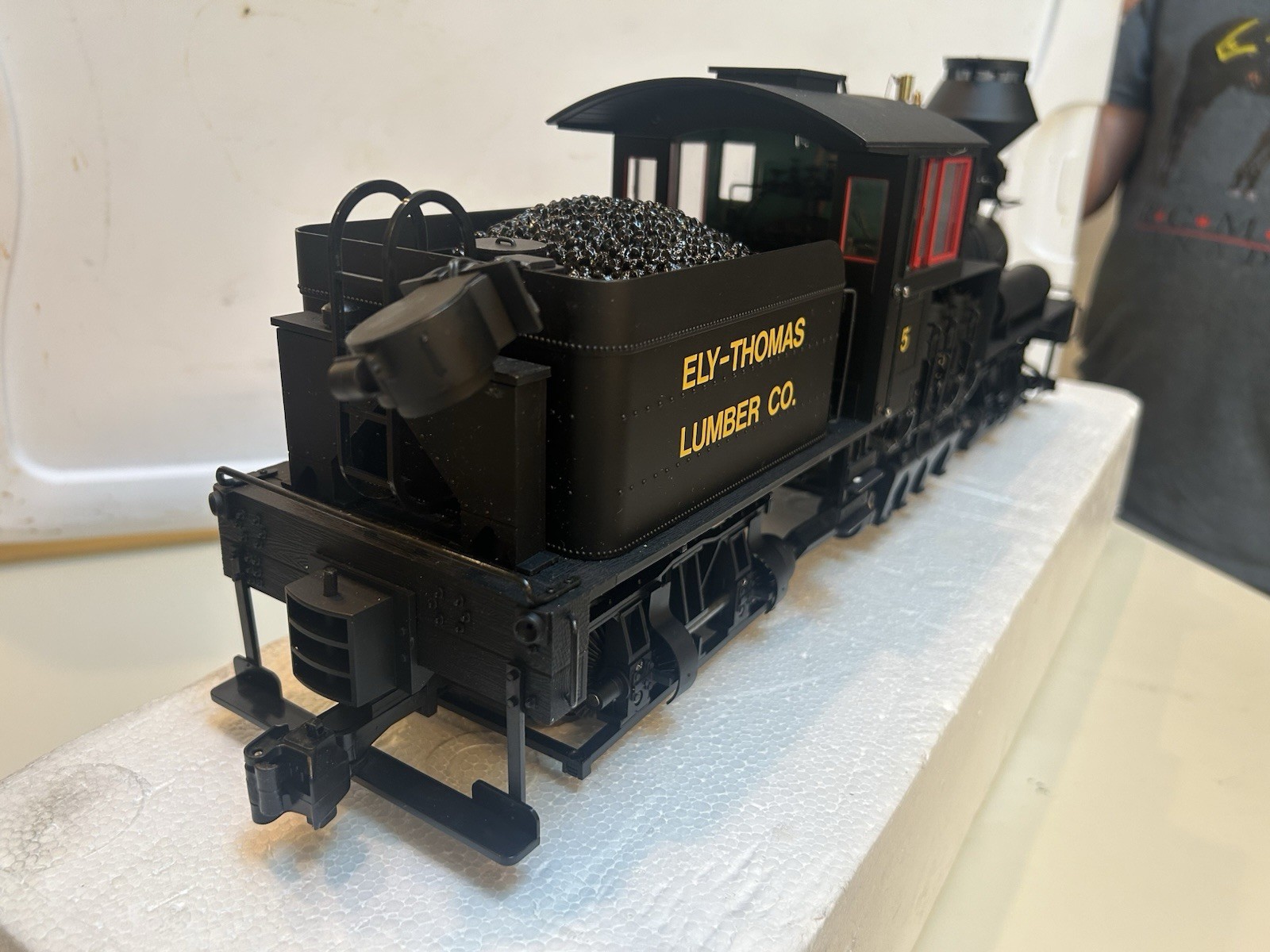 SPECTRUM 81198 Ely Thomas 2 Truck SHAY Steam LOCO, G Scale, Needs Gear?