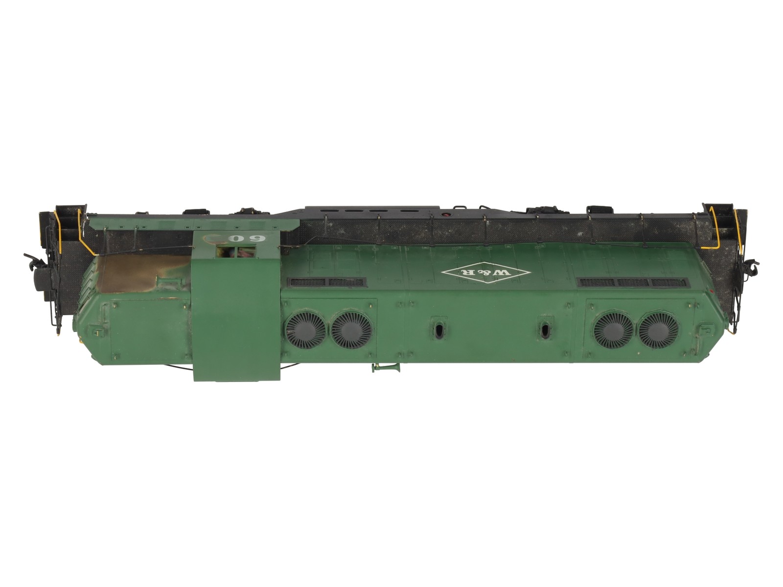 Sunset Models S Gauge BRASS W&R GP-7 Diesel Locomotive/Box