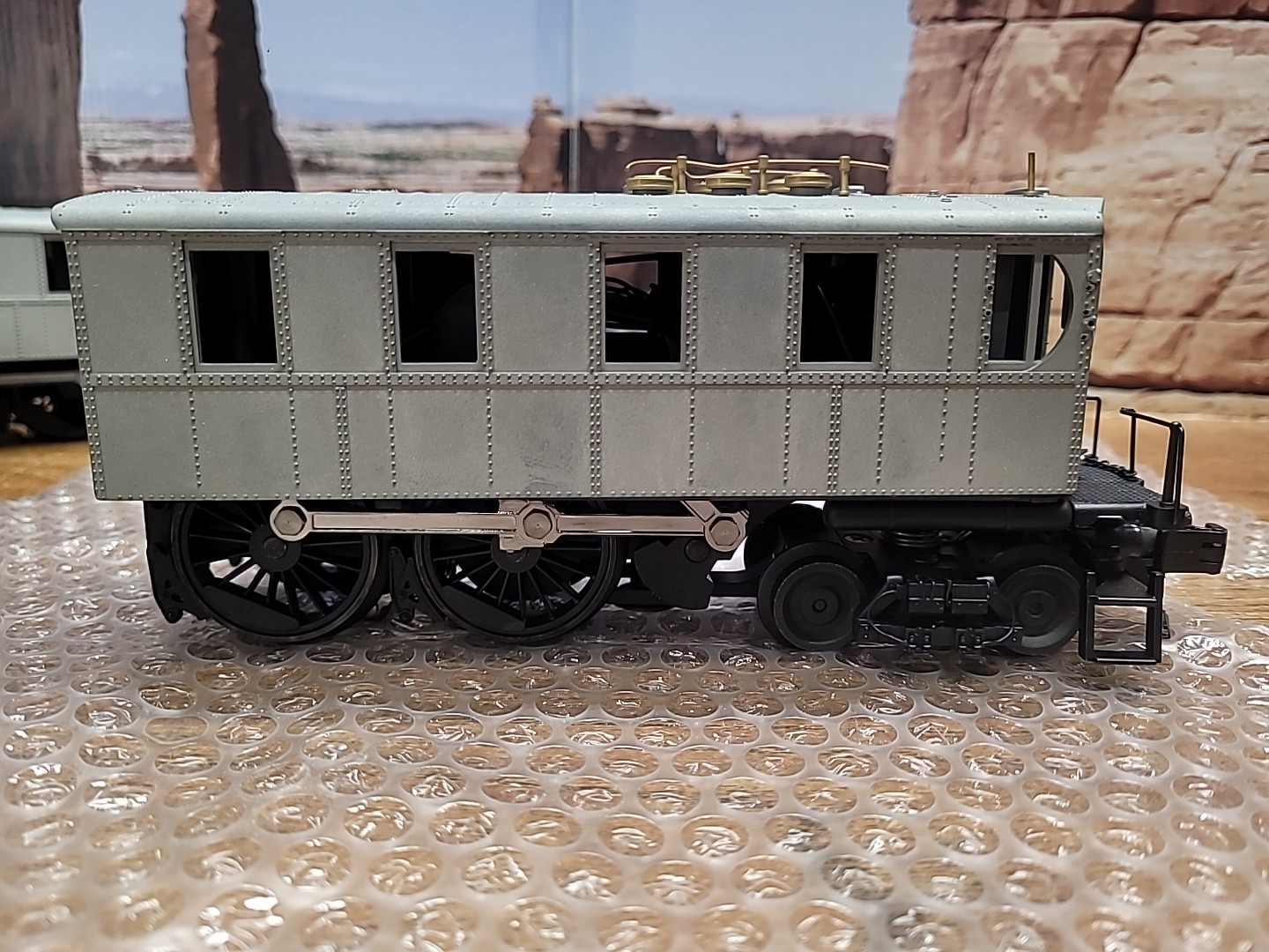 MTH O Gauge Undecorated Electric Boxcab’s Loco For Parts Or Project