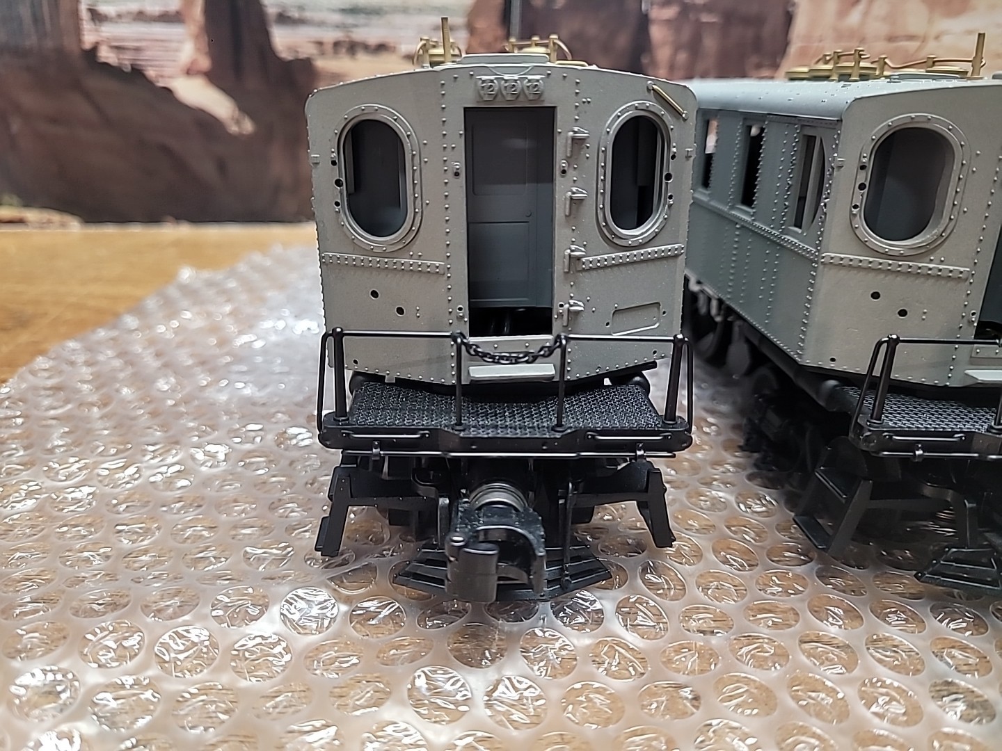 MTH O Gauge Undecorated Electric Boxcab’s Loco For Parts Or Project