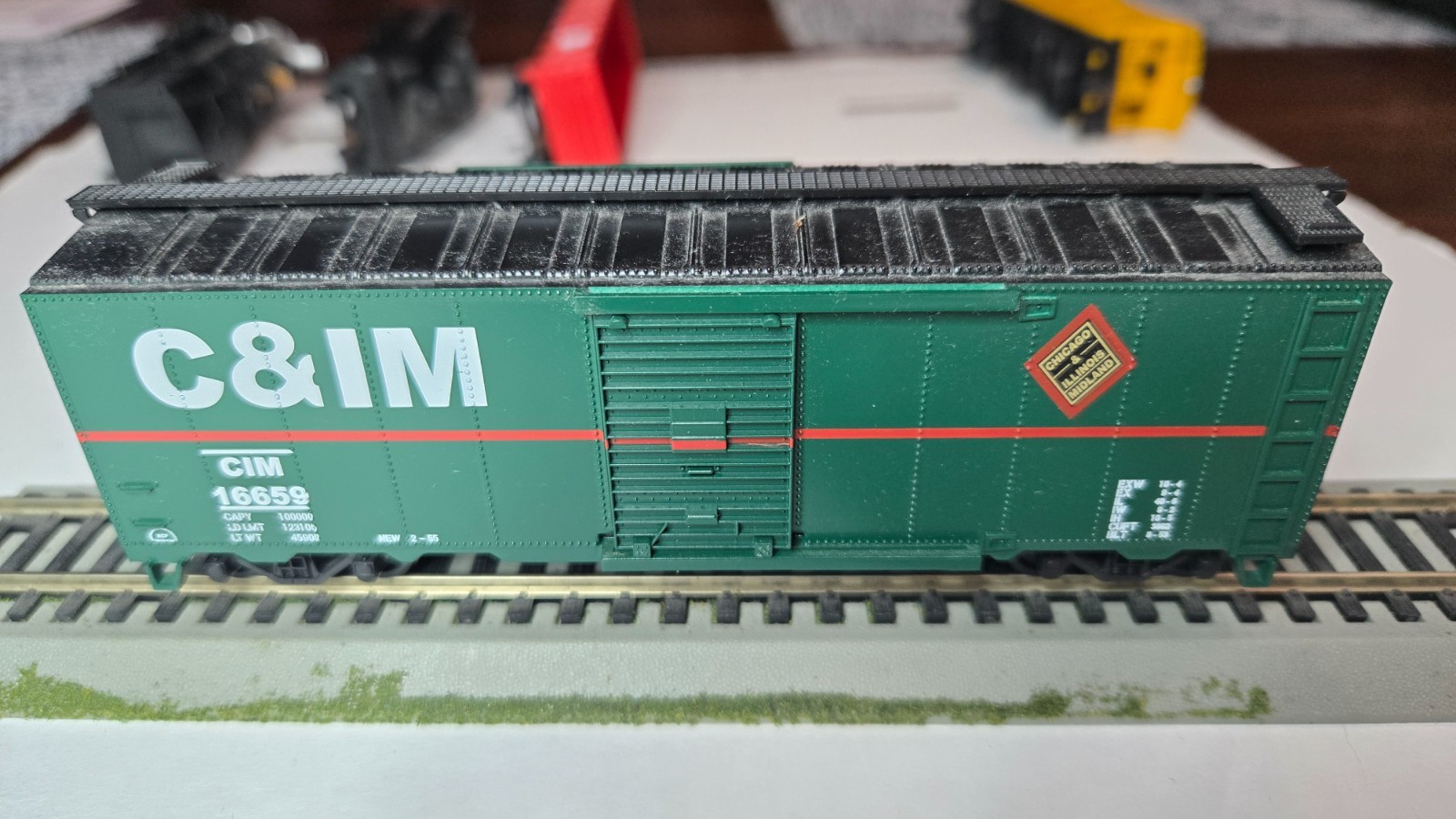 HO Bachmann #4432 0-6-0 Steam Loco-w/Light,Tender, & Cars-DC-Runs Good