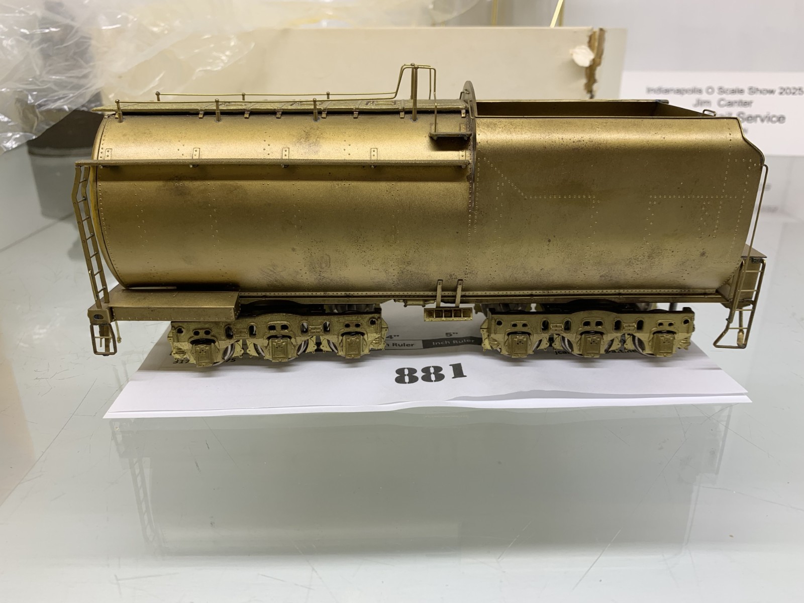 881 Sunset Models Sam Hong Sa Union Pacific 9000 Tender Only O Scale 1:48 Brass
