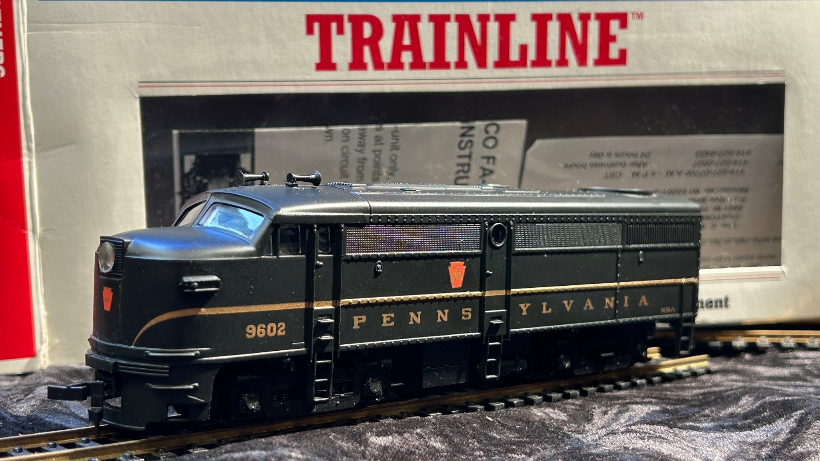 HO Scale ALCO FA 1 Pennsylvania Locomotive #9602 Flywheel (8WD) Drive L2-6, b2