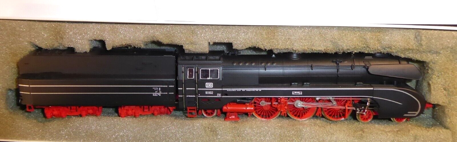 Rivarossi 1382 H0 Steam Locomotive Br 10 002 DB Epoch 3 sehr gut erhalten Boxed