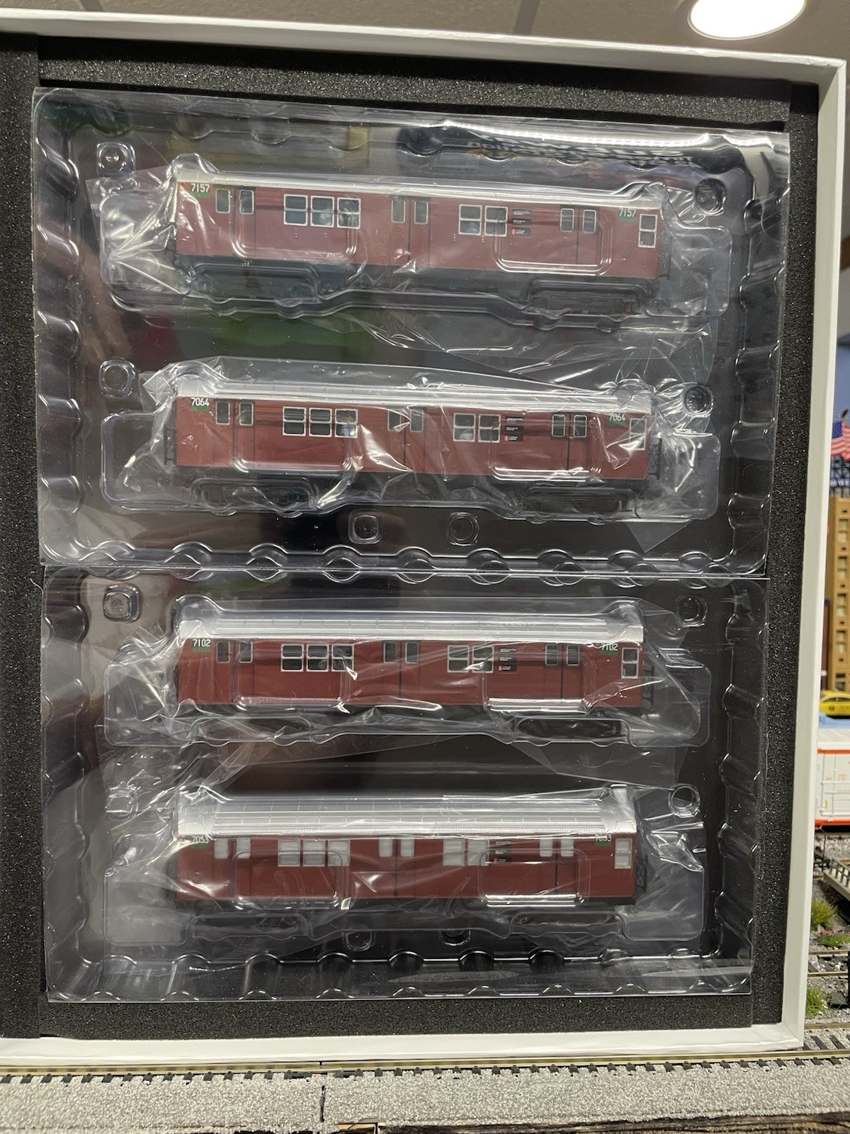 MTH HO 4-car R-21 Subway Set MTA SOUTHBOUND DCC&SOUND
