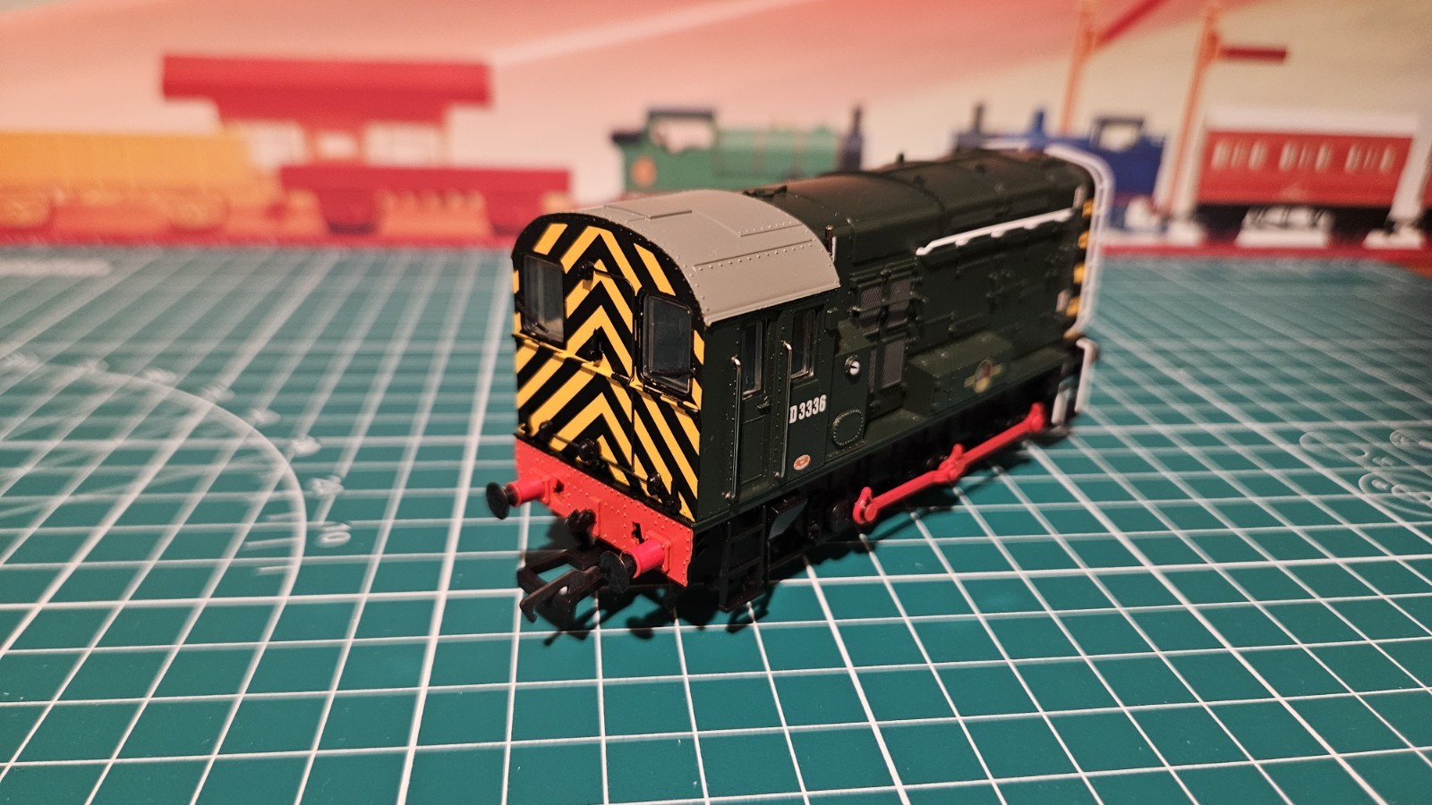 Bachmann 32-112 OO Scale Class 08 Diesel Shunter Green D3336 TESTED WORKS