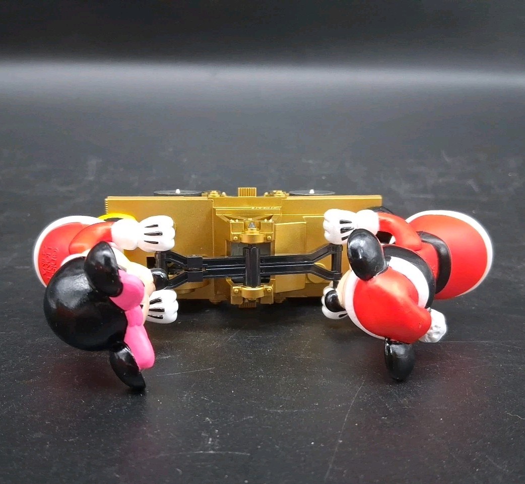 (B) Lionel 6-18433 Mickey Minnie Mouse Disney Christmas Handcar O Gauge