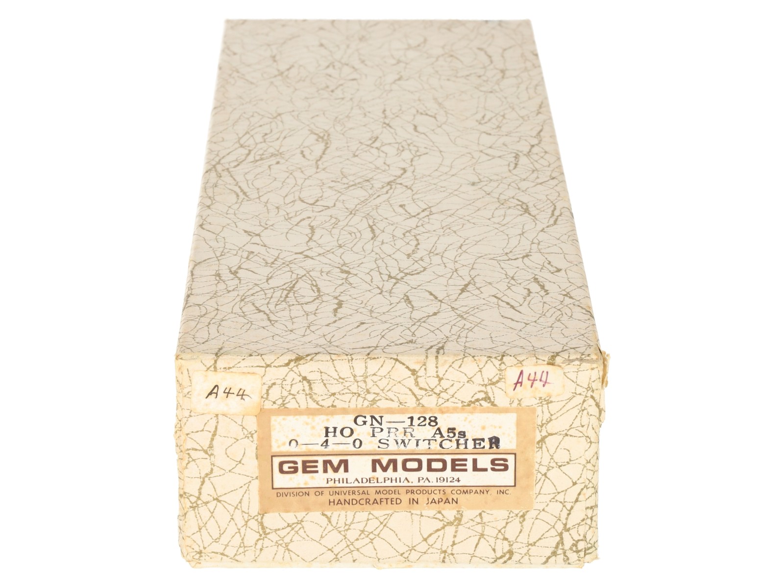 Gem Models GN-128 HO Brass PRR A5s 0-4-0 Steam Switcher & Tender (Unpainted) EX