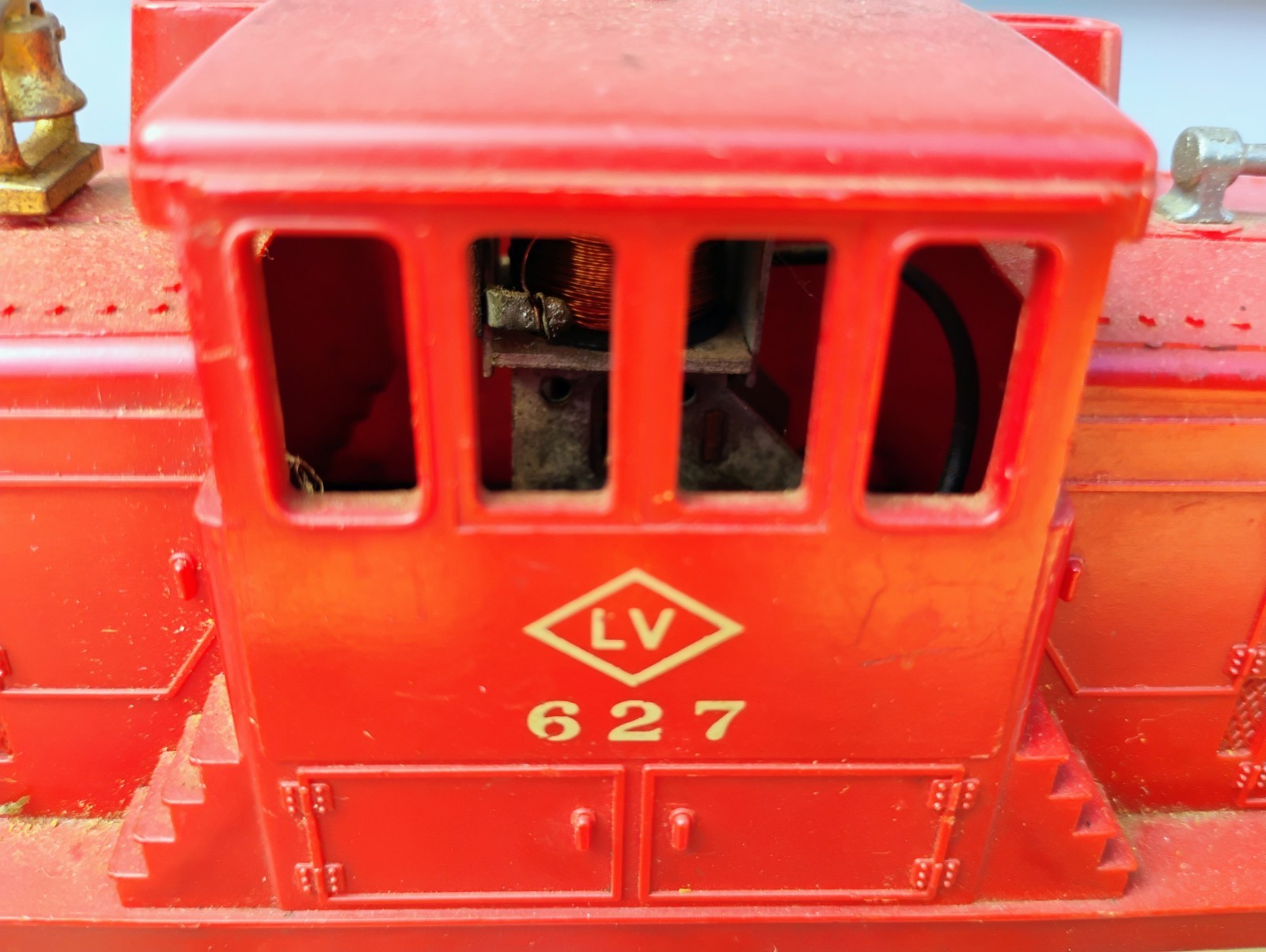VINTAGE 1956 POSTWAR LIONEL 627 LEHIGH VALLEY DIESEL SWITCHER & AMERICAN FLYER