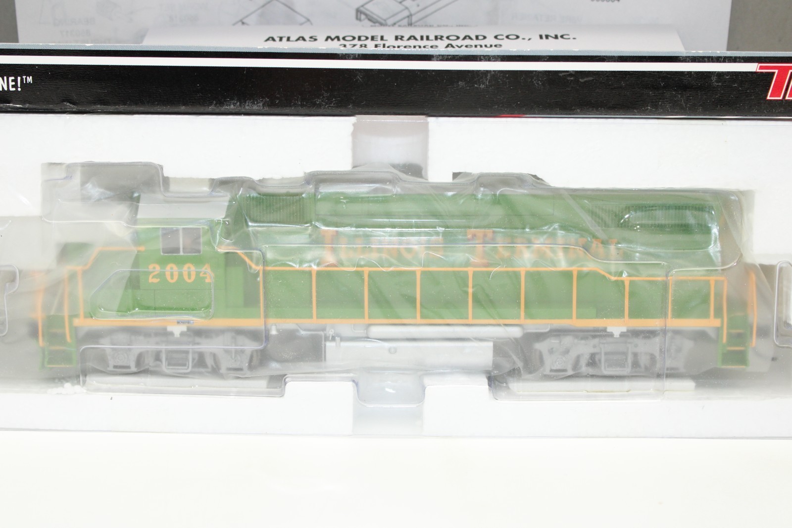 Atlas HO Scale IT Illinois Terminal EMD GP38-2 Diesel Locomotive #2004 DCC Ready