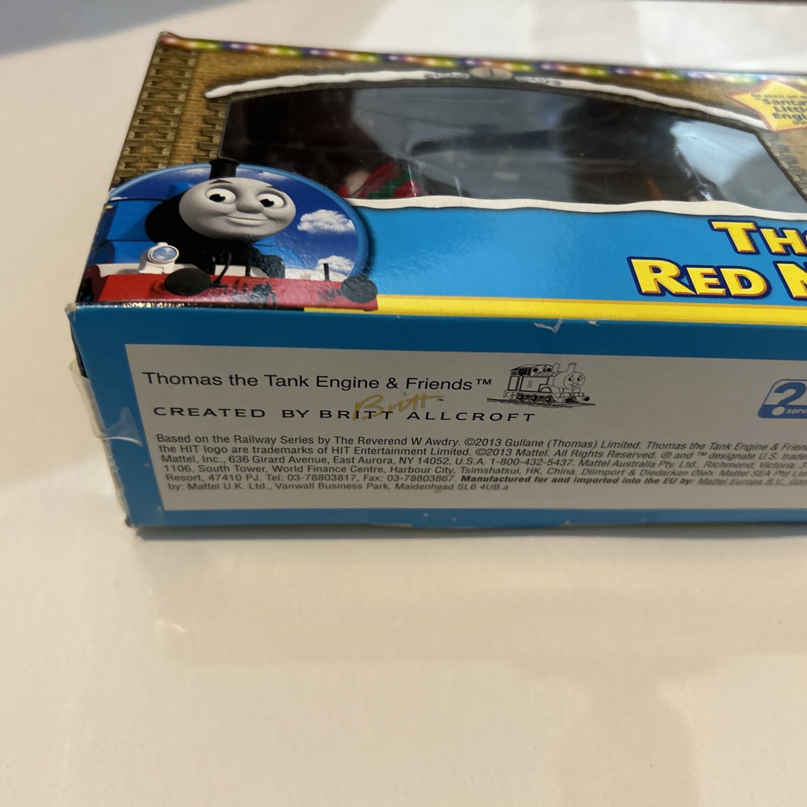 THOMAS Take N Play Thomas the Red Nose Engine Christmas Rare 2013