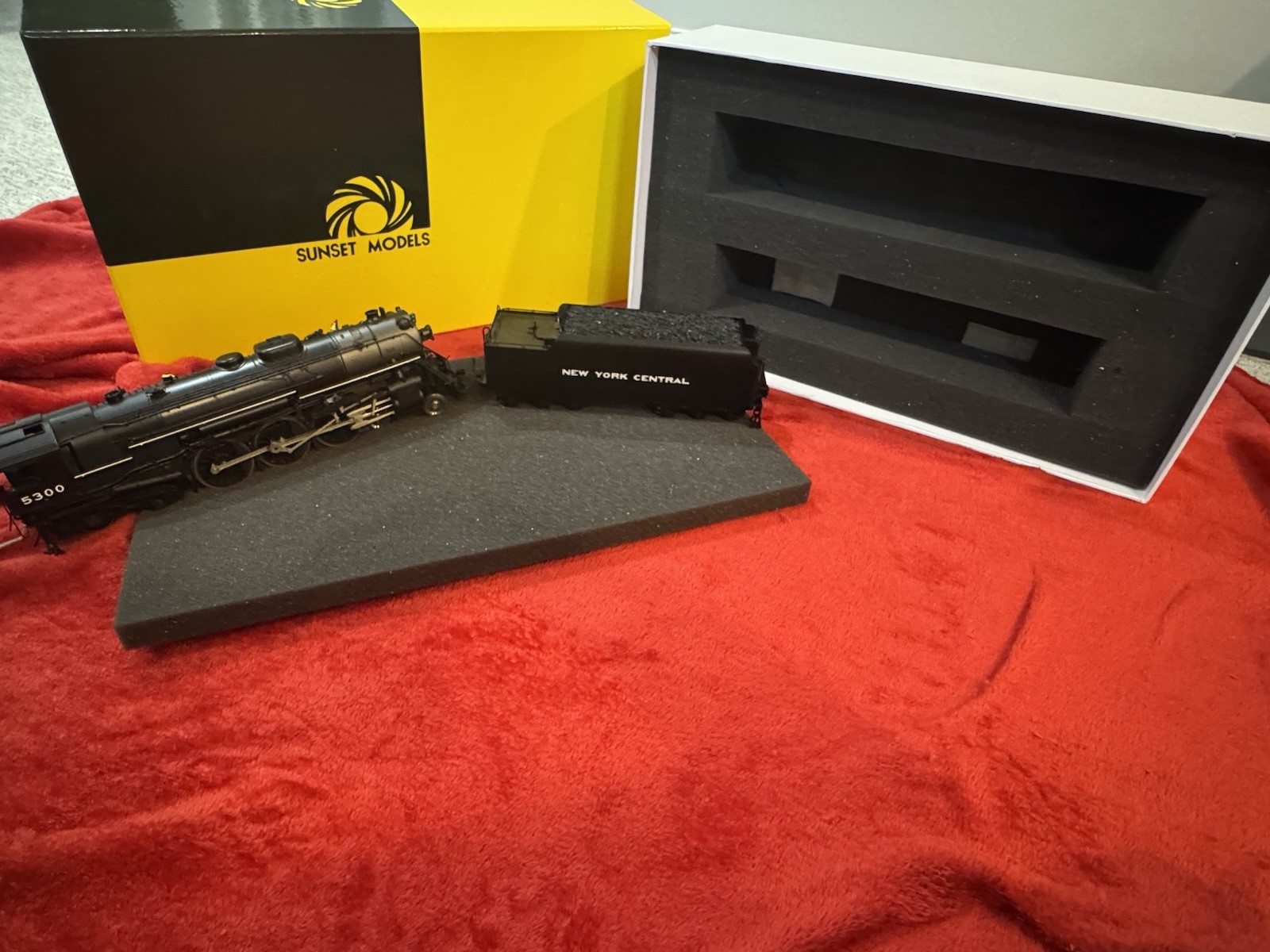Sunset Models O Scale Brass NYC J-1 4-6-4 Hudson New York Central 5300 2-Rail