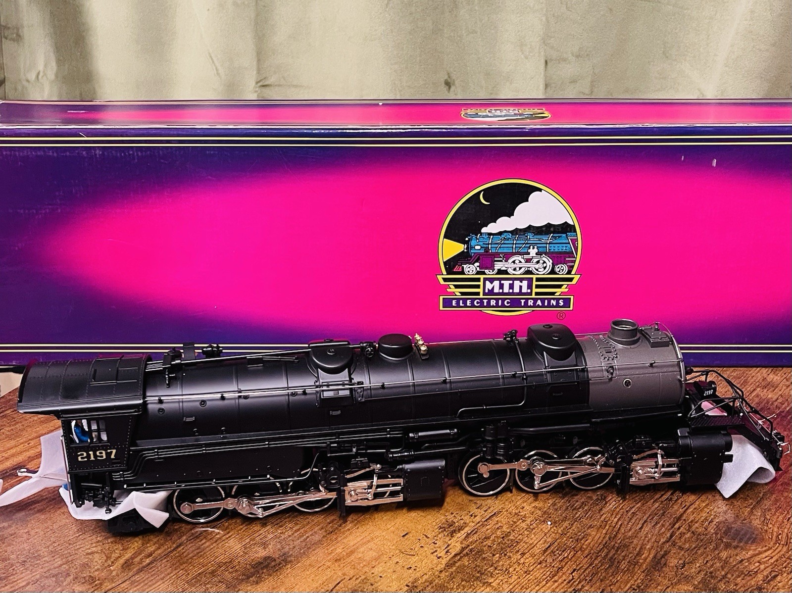 MTH MT-3009L Norfolk & Western 2197/ 2-8-8-2 Cast Mallet Steam Engine & Tender