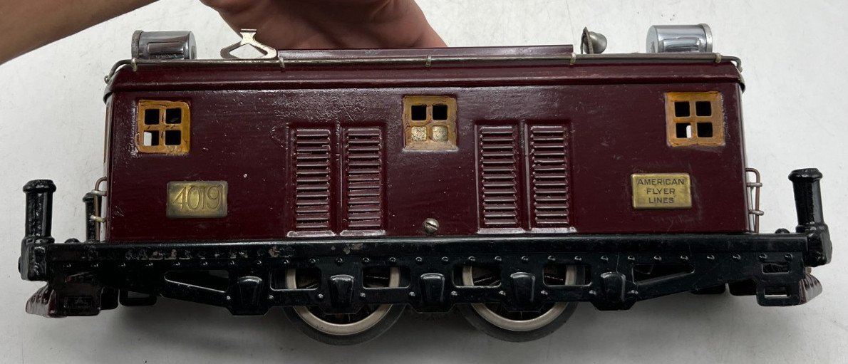 American Flyer Lines Standard 4019 Boxcab Electric Engine Passenger *Repainted*