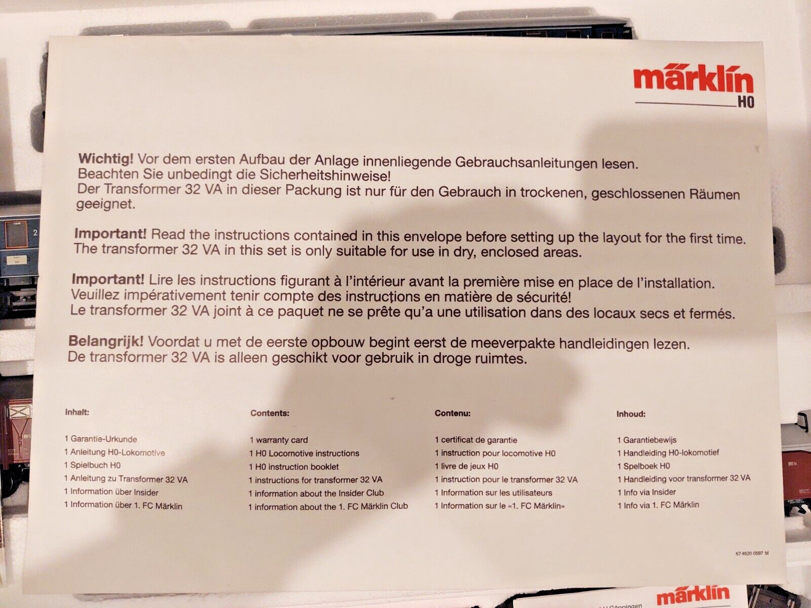 MARKLIN HO 29845 NEW 2 German Fed loco train sets BR-003 steam & BR-216 Digital