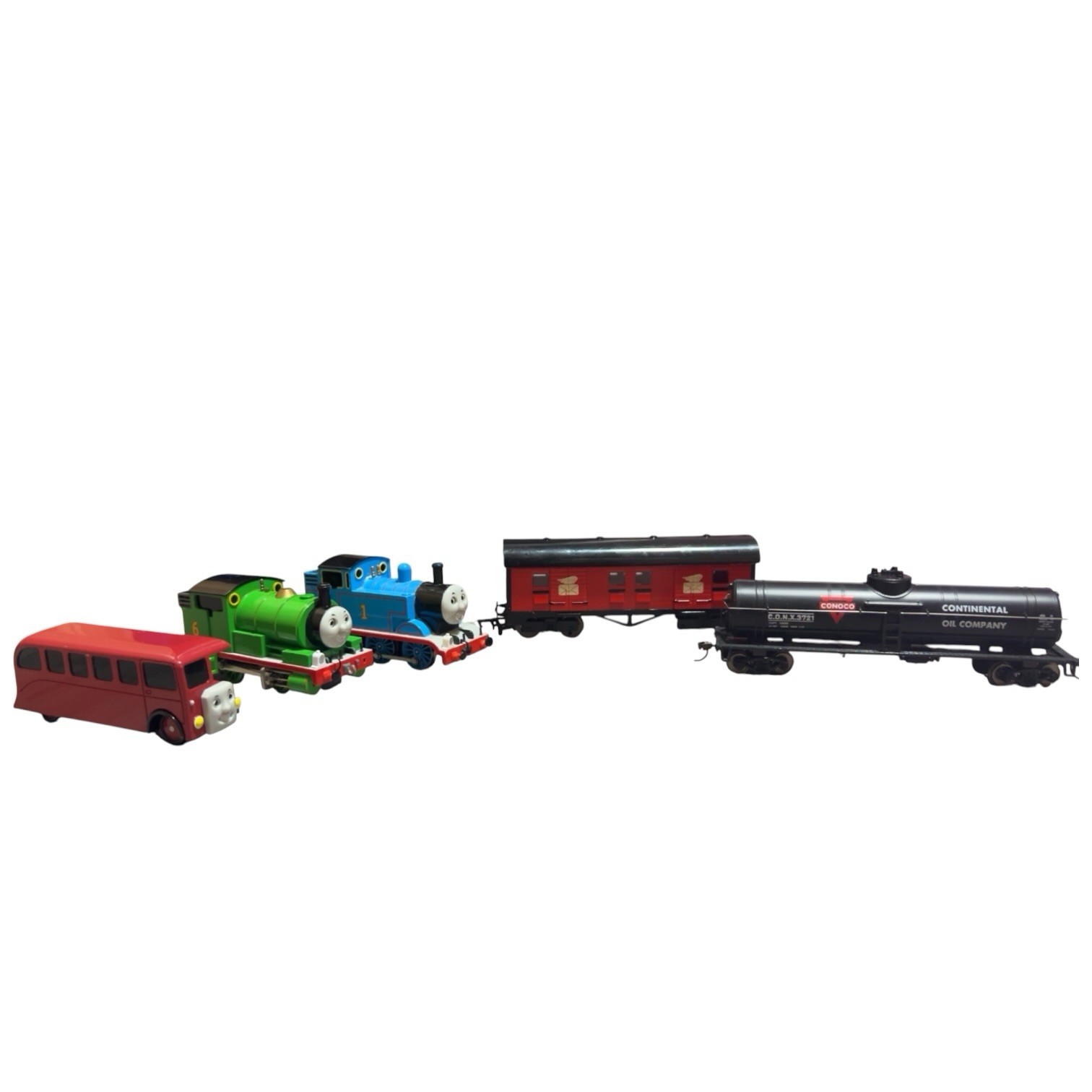 Bachmann Thomas Friends HO Scale Lot 5 Thomas Percy Bertie Mail Car READ