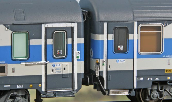 Acme 70116 Scale Ho Set Intercity Trenitalia: Two Locomotives E414 & Two Coaches