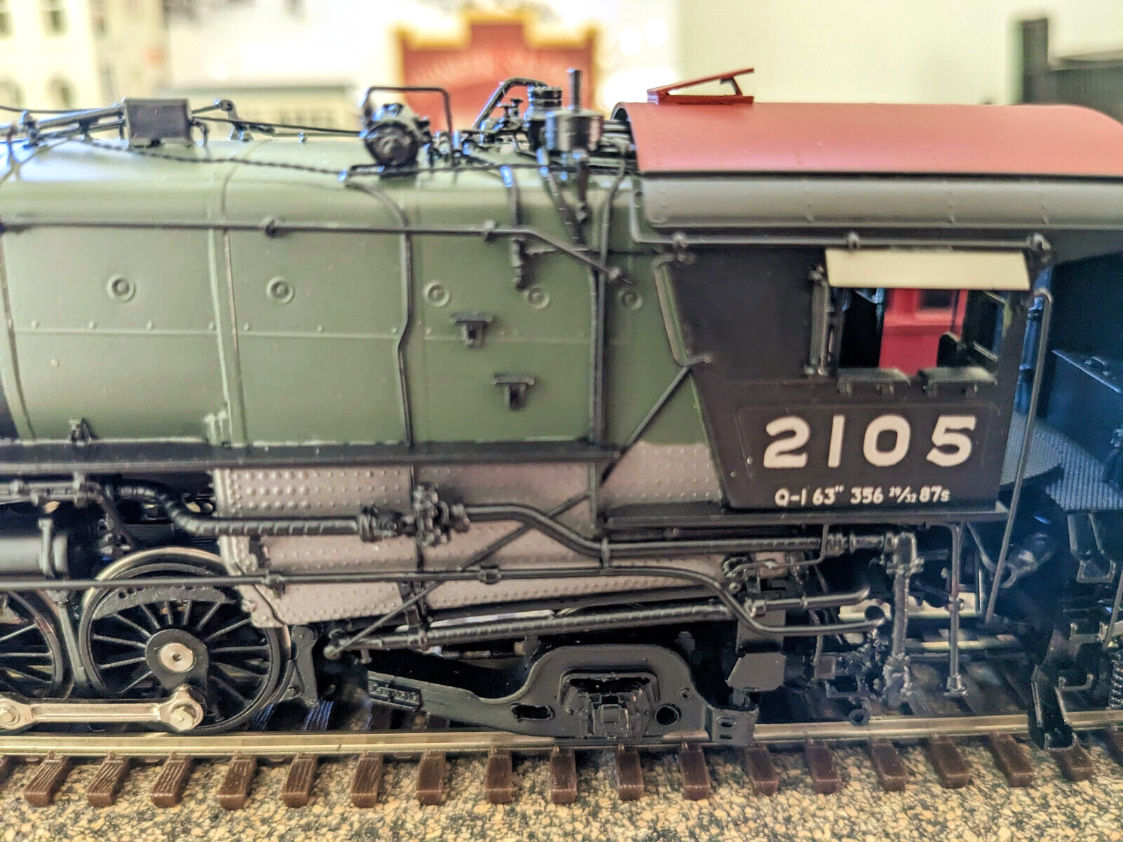 RARE! *CHALLENGER BRASS GN CLASS Q-1 2-10-2 HO *GLACIER PARK *LAMPS *RUNS GREAT!