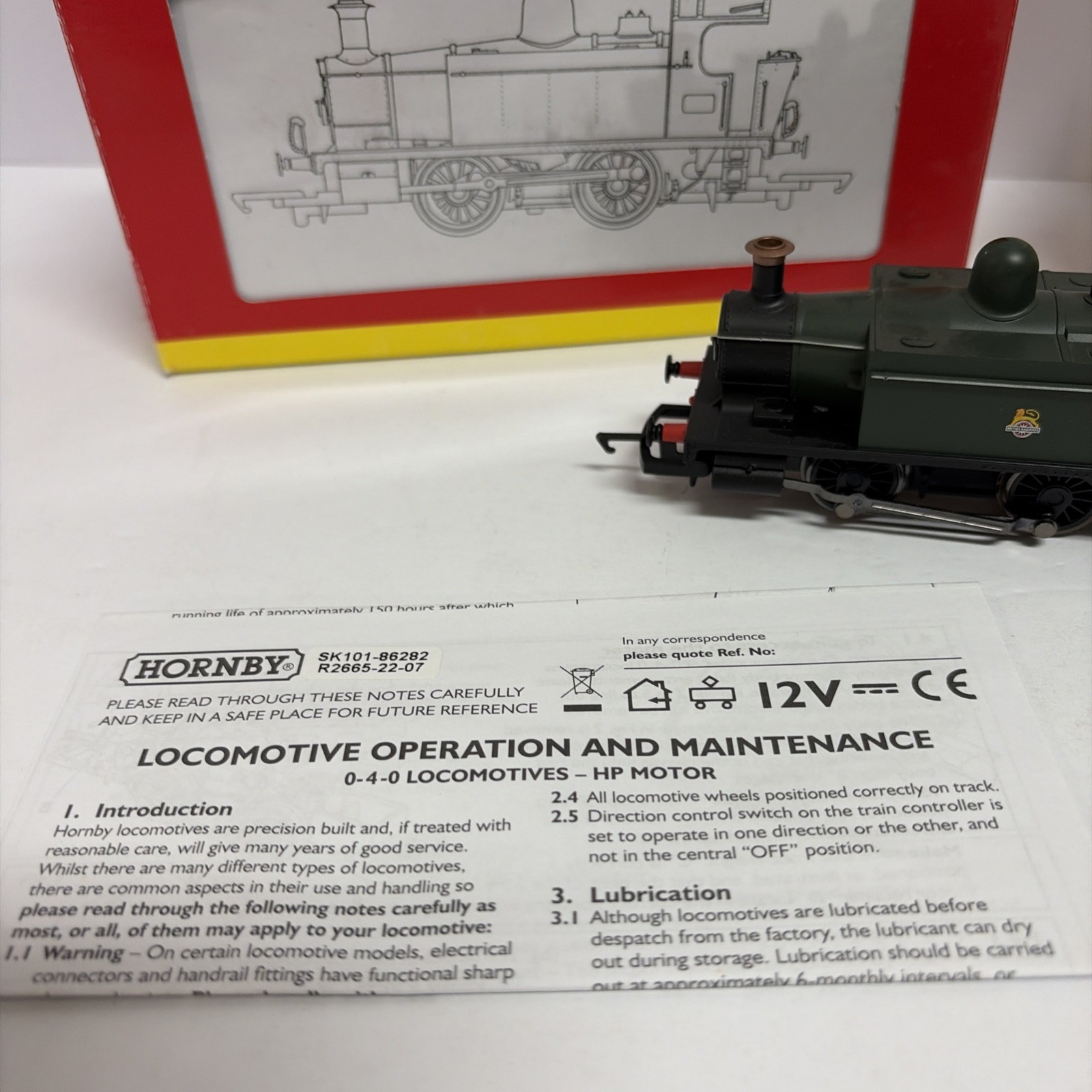 HORNBY R2665 BR 0-4-0 T INDUSTRIAL LOCOMOTIVE Boxed Green 328 00 Gauge Train NOS